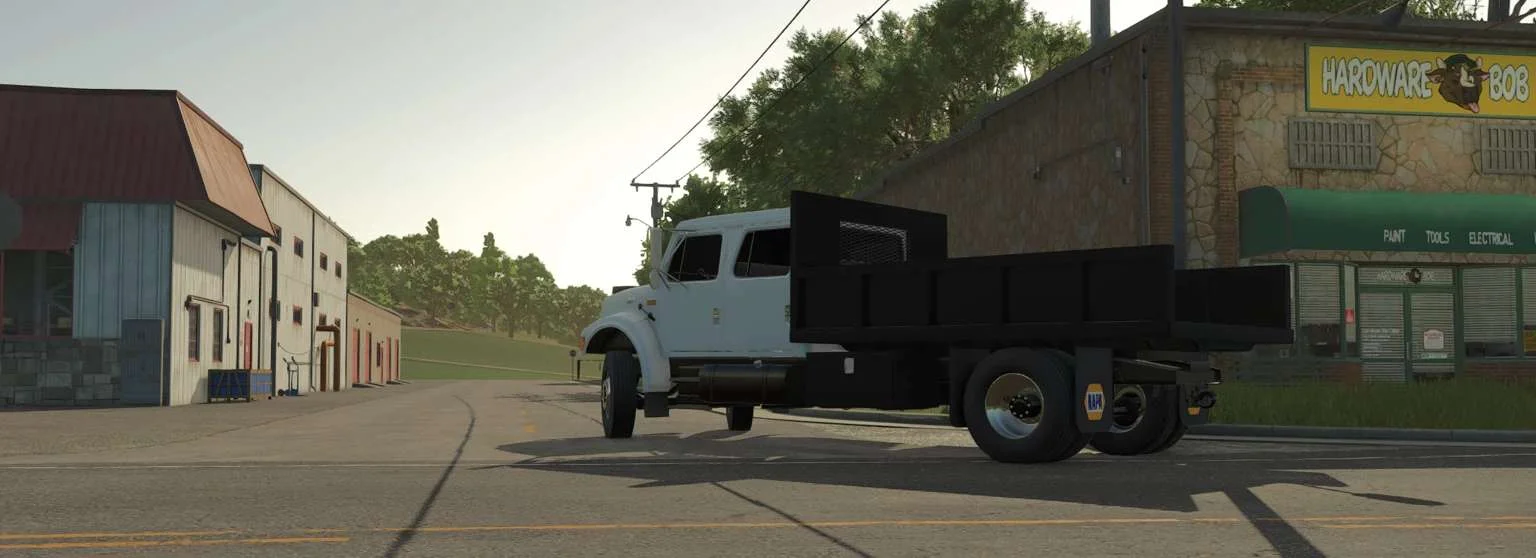 FS25 International 4900 Flatbed v1.0 Trucks Mod FS25 Mod Free Download