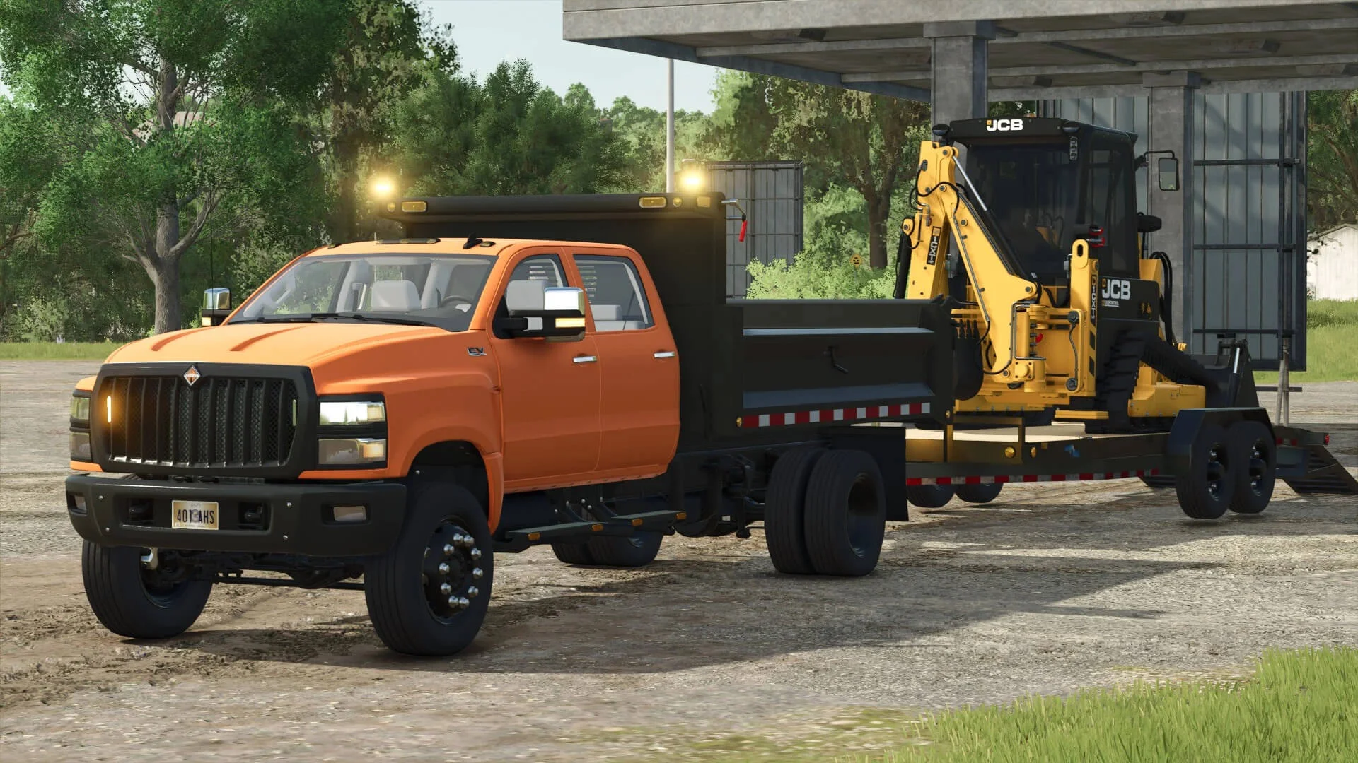 FS25 International CV Series Public Works v1.0 Trucks Mod FS25 Mod Free Download