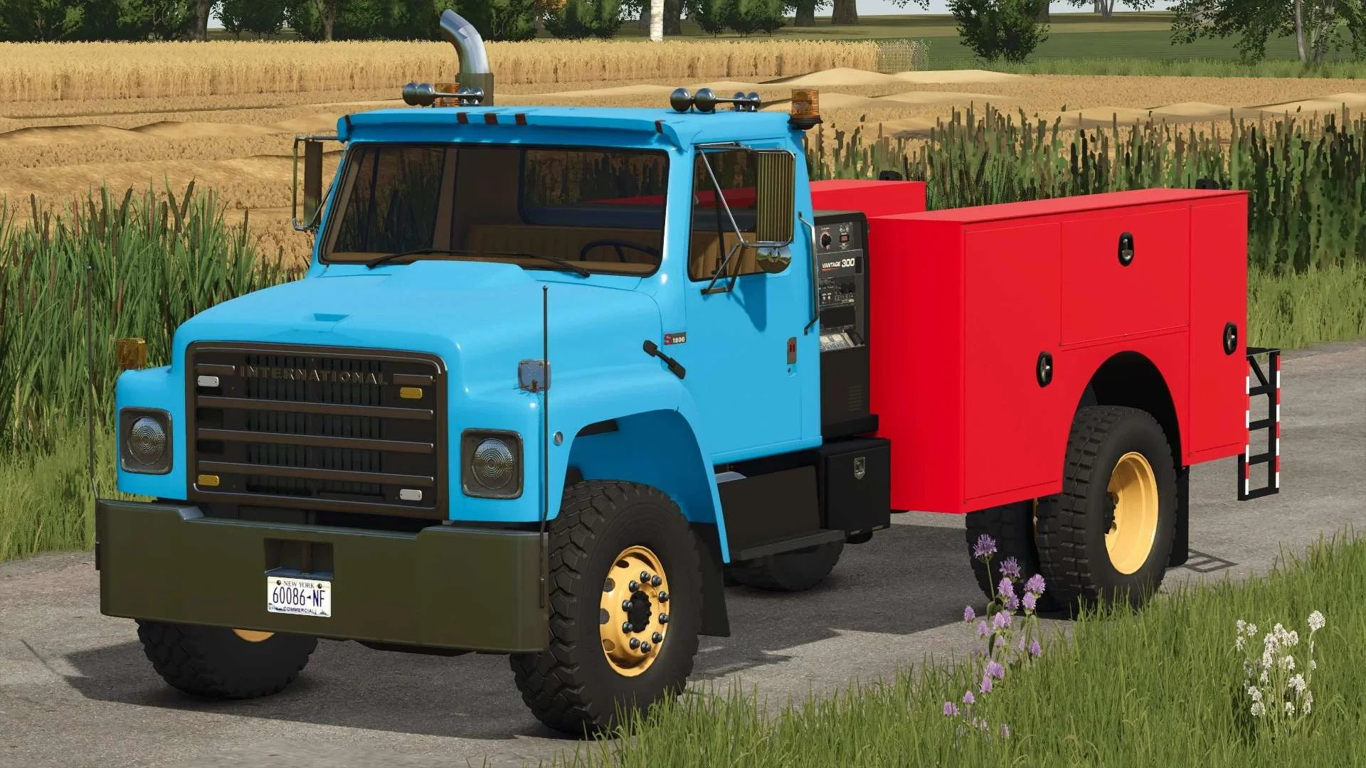 FS25 International S1800 Service Truck v1.0 Trucks Mod FS25 Mod Free Download