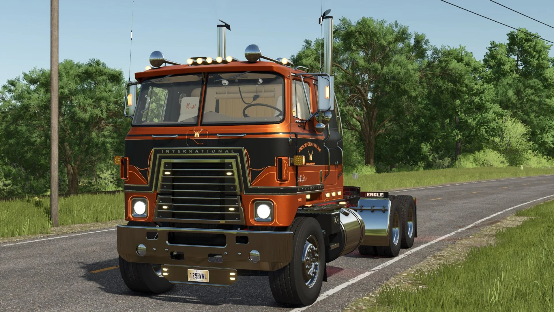 FS25 International Transtar Hauler V1.0 Trucks Mod FS25 Mod Free Download