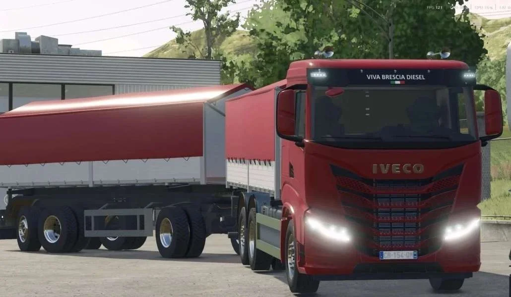 FS25 Iveco SAS Way v1.0 Trucks Mod FS25 Mod Free Download