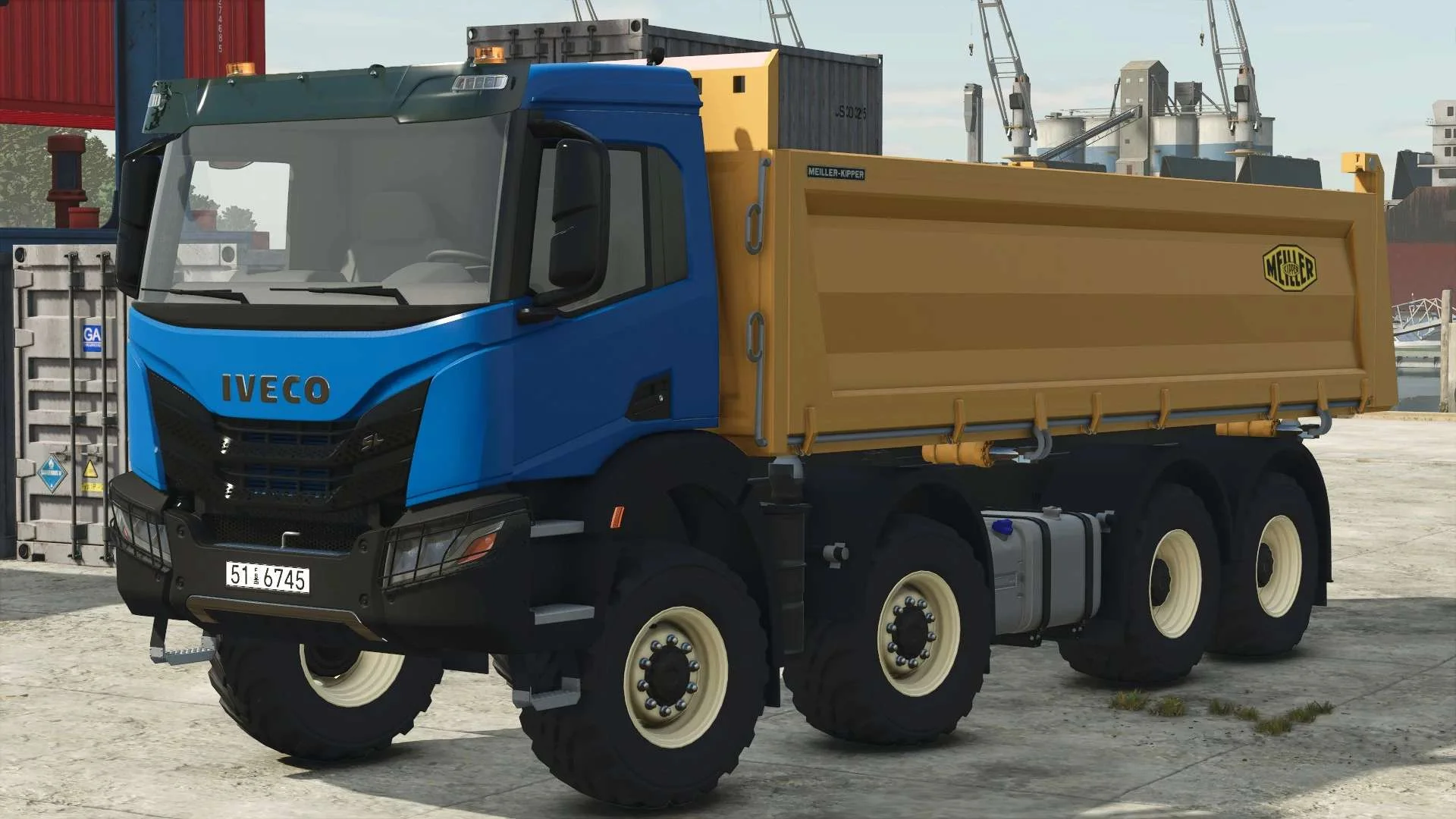 FS25 Iveco X-Way Meiller Kipper Truck v1.0 Trucks Mod FS25 Mod Free Download