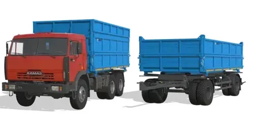 FS25 KamAZ-65111 v1.0 Trucks Mod FS25 Mod Free Download
