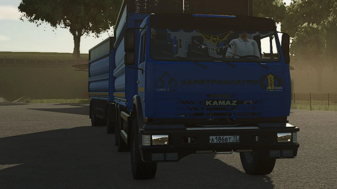 FS25 KAMAZ-65115A V1.0 Trucks Mod FS25 Mod Free Download
