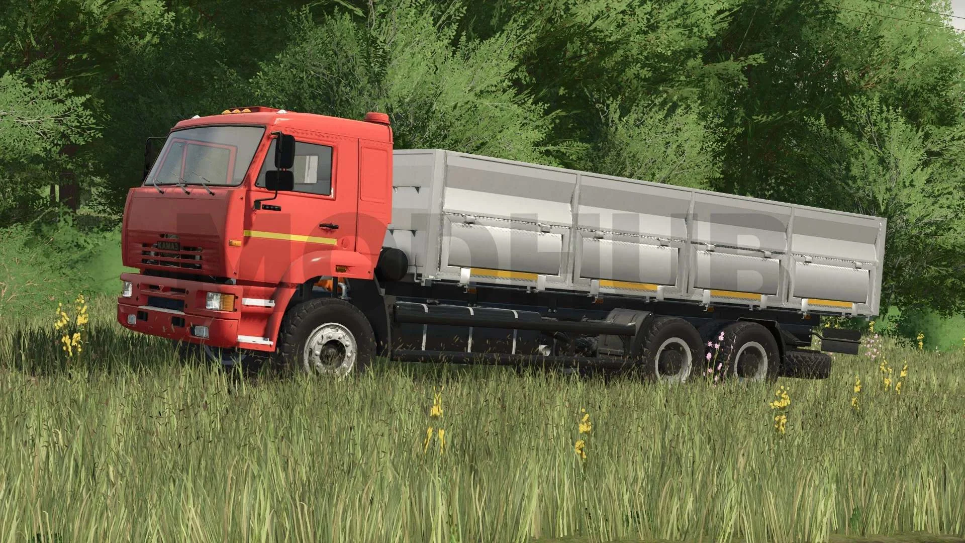 FS25 Kamaz-6520 Mammoth v1.0.0.1 Trucks Mod FS25 Mod Free Download