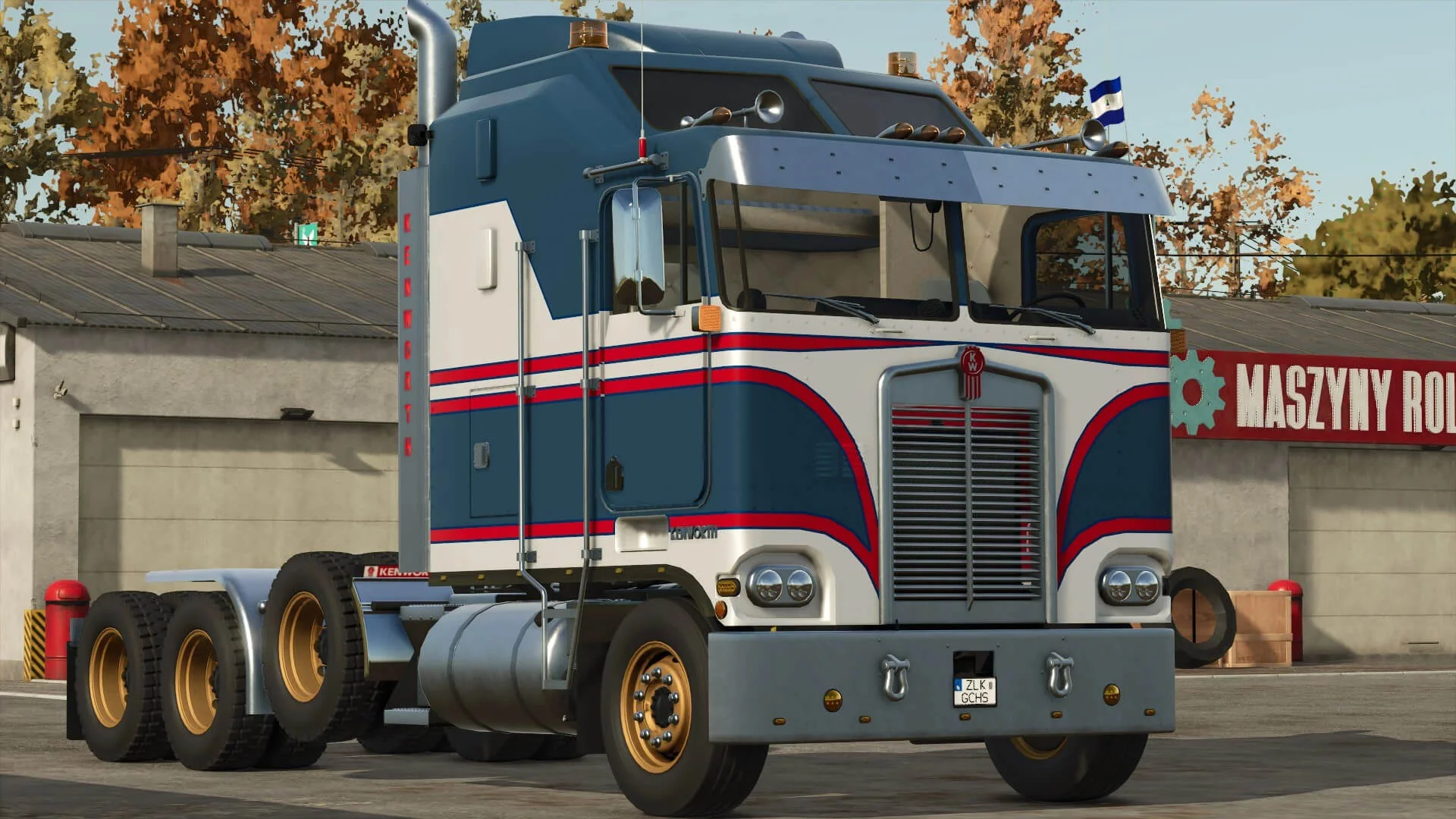 FS25 Kenworth K100 v1.0 Trucks Mod FS25 Mod Free Download