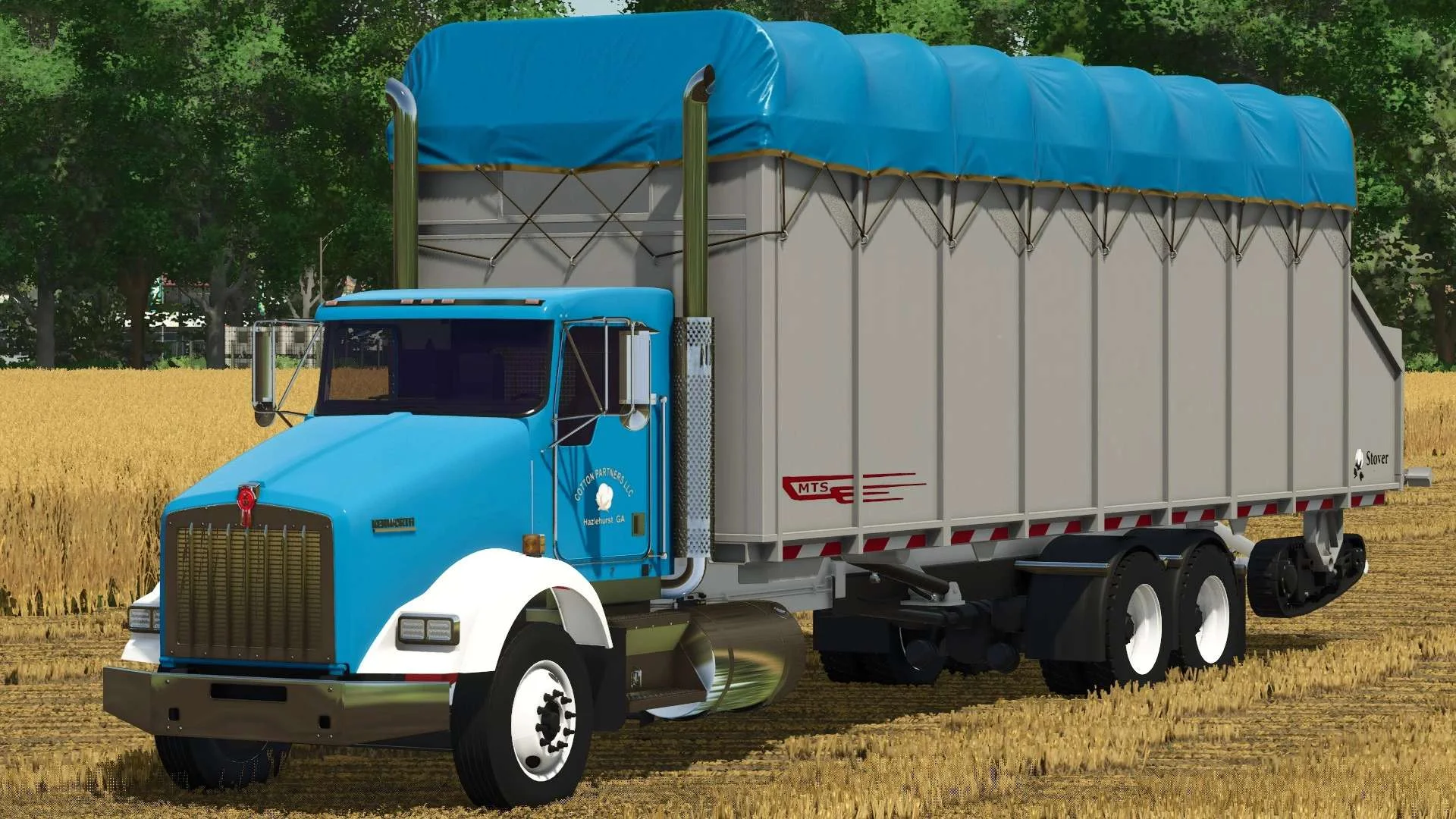 FS25 Kenworth T800 Cotton Truck v1.0 Trucks Mod FS25 Mod Free Download