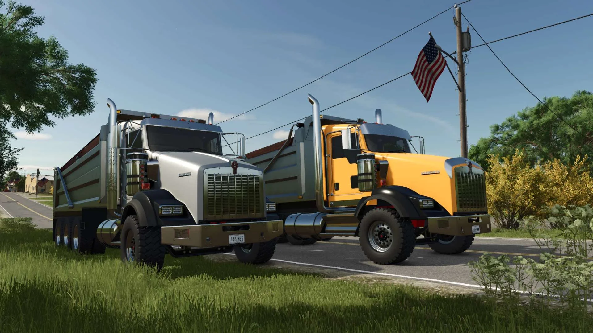 FS25 Kenworth T800 Dumper v1.1 Trucks Mod FS25 Mod Free Download