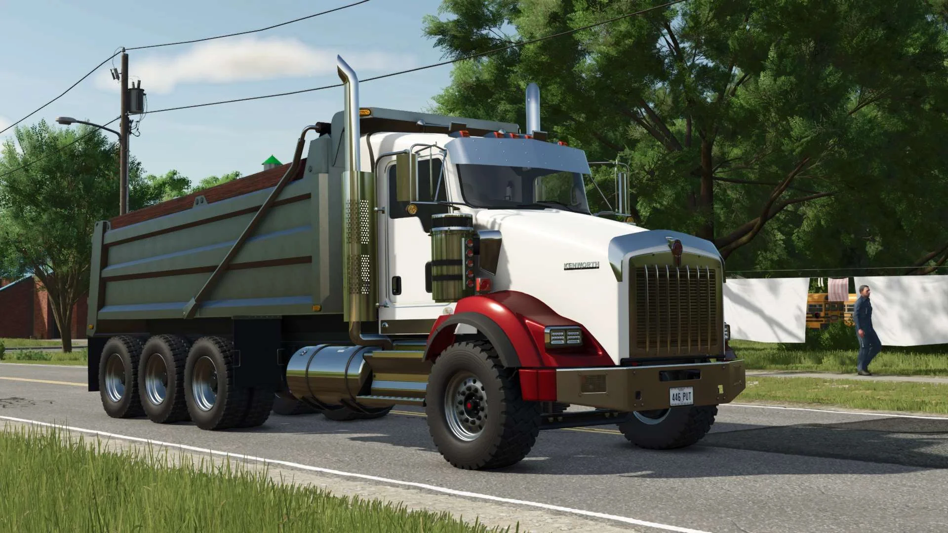 FS25 Kenworth T800 Dumper v1.3 Trucks Mod FS25 Mod Free Download