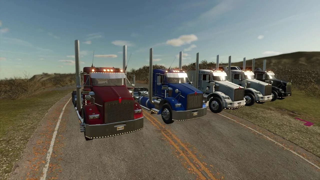 FS25 Kenworth T800 Rework v1.2 Trucks Mod FS25 Mod Free Download