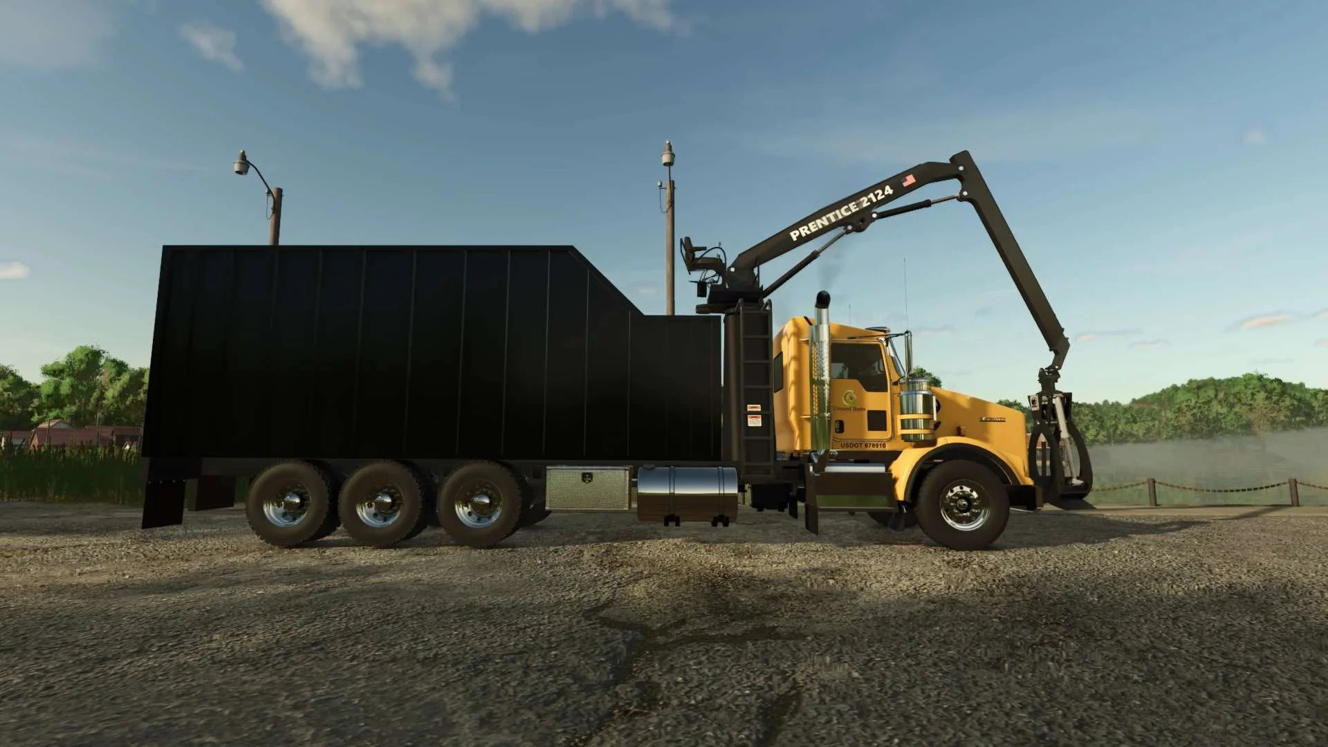 FS25 Kenworth T800 Storm Body Truck v1.0 Trucks Mod FS25 Mod Free Download