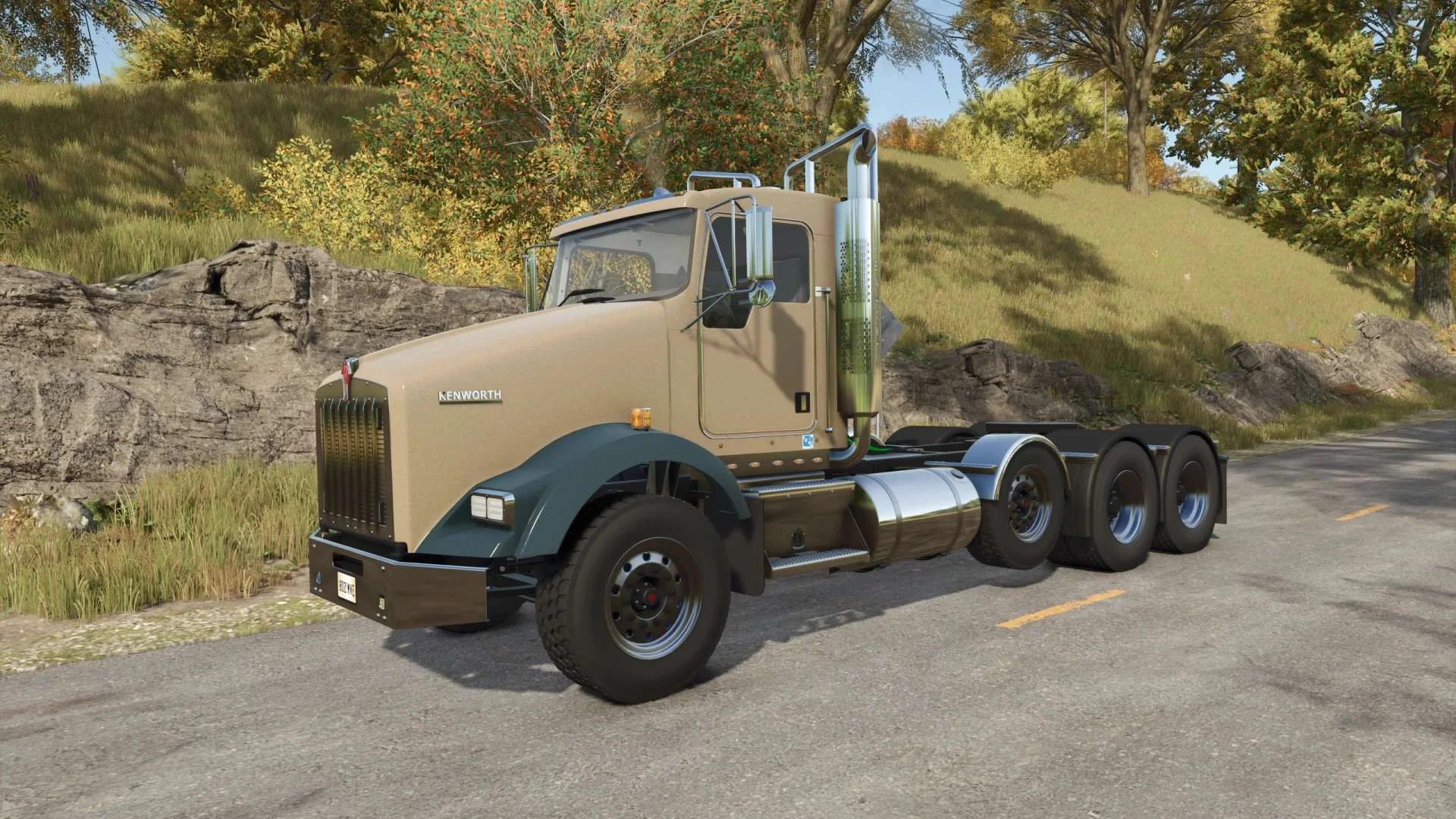 FS25 Kenworth T800 v1.4 Trucks Mod FS25 Mod Free Download