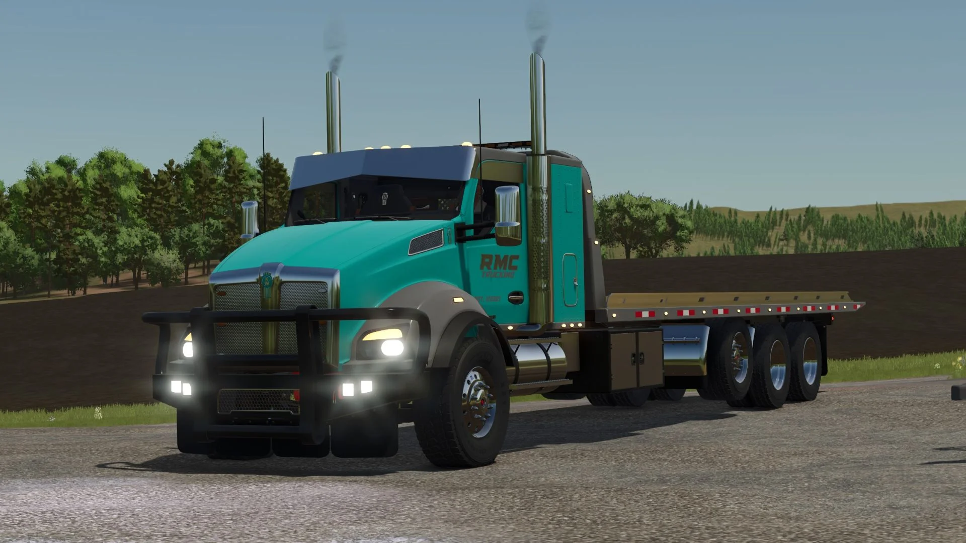 FS25 Kenworth T880 Rollback V1.0 Trucks Mod FS25 Mod Free Download