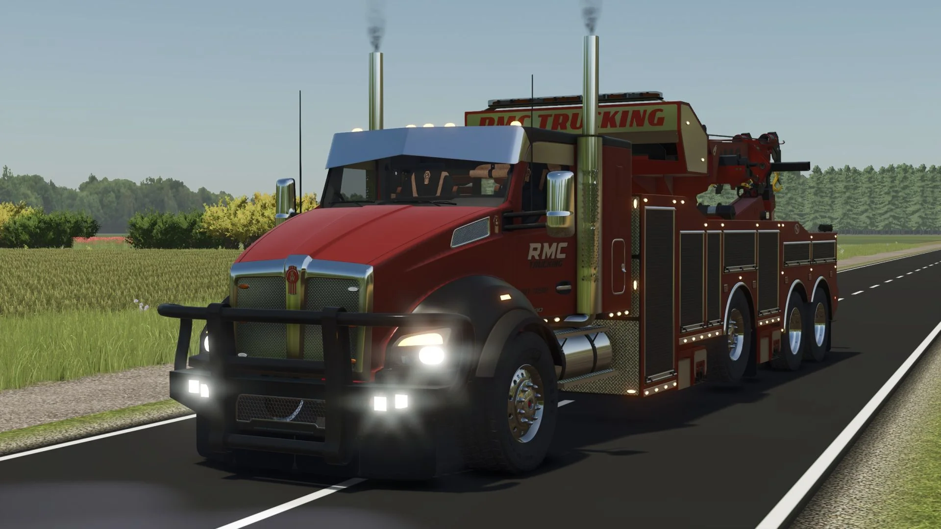 FS25 Kenworth T880 Rotator V1.1 Trucks Mod FS25 Mod Free Download