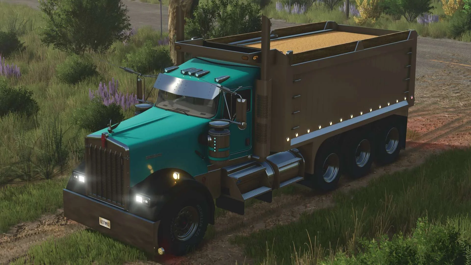 FS25 Kenworth W900 Dumper v1.0 Trucks Mod FS25 Mod Free Download