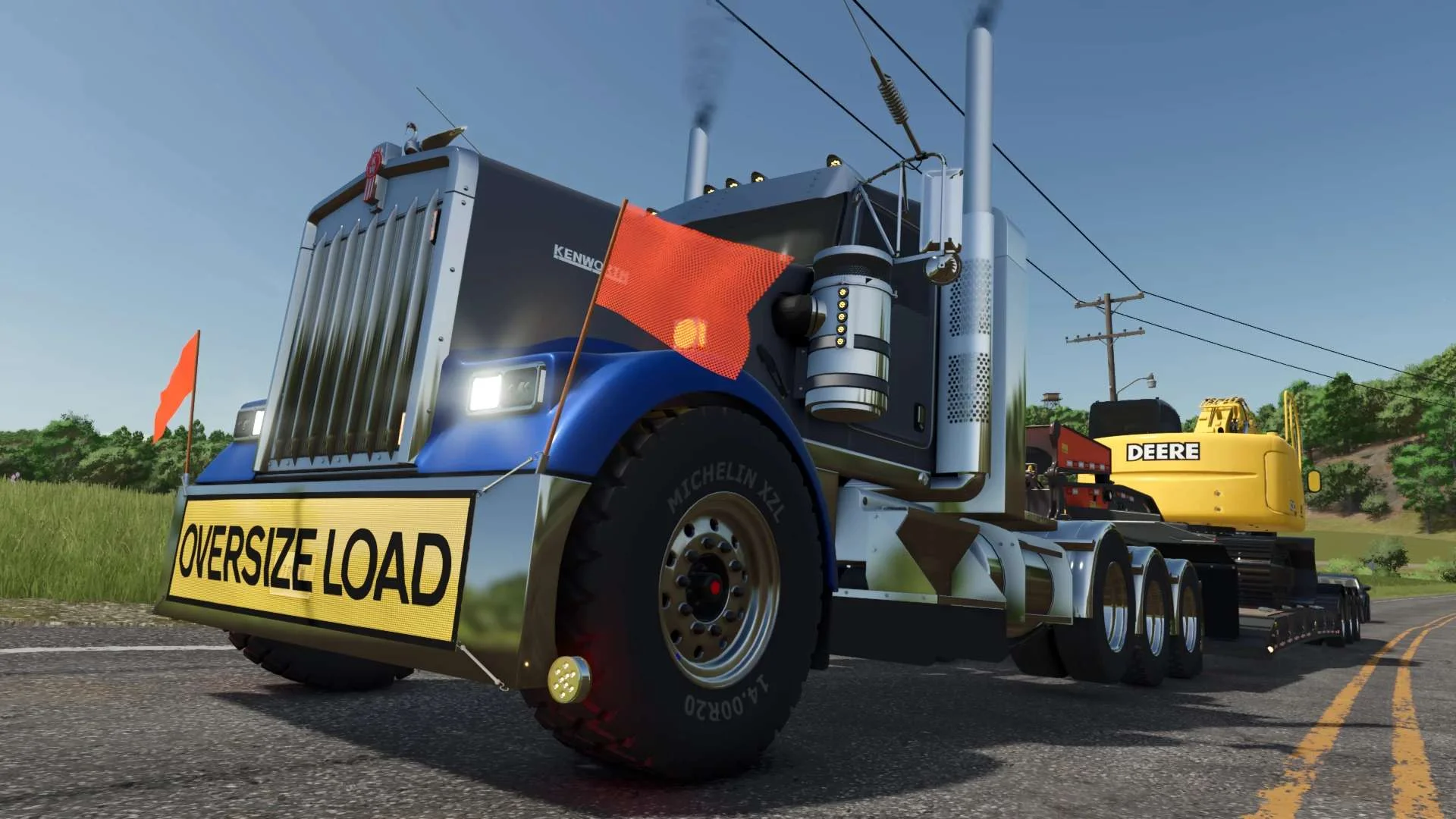 FS25 Kenworth W900L v1.4 Trucks Mod FS25 Mod Free Download