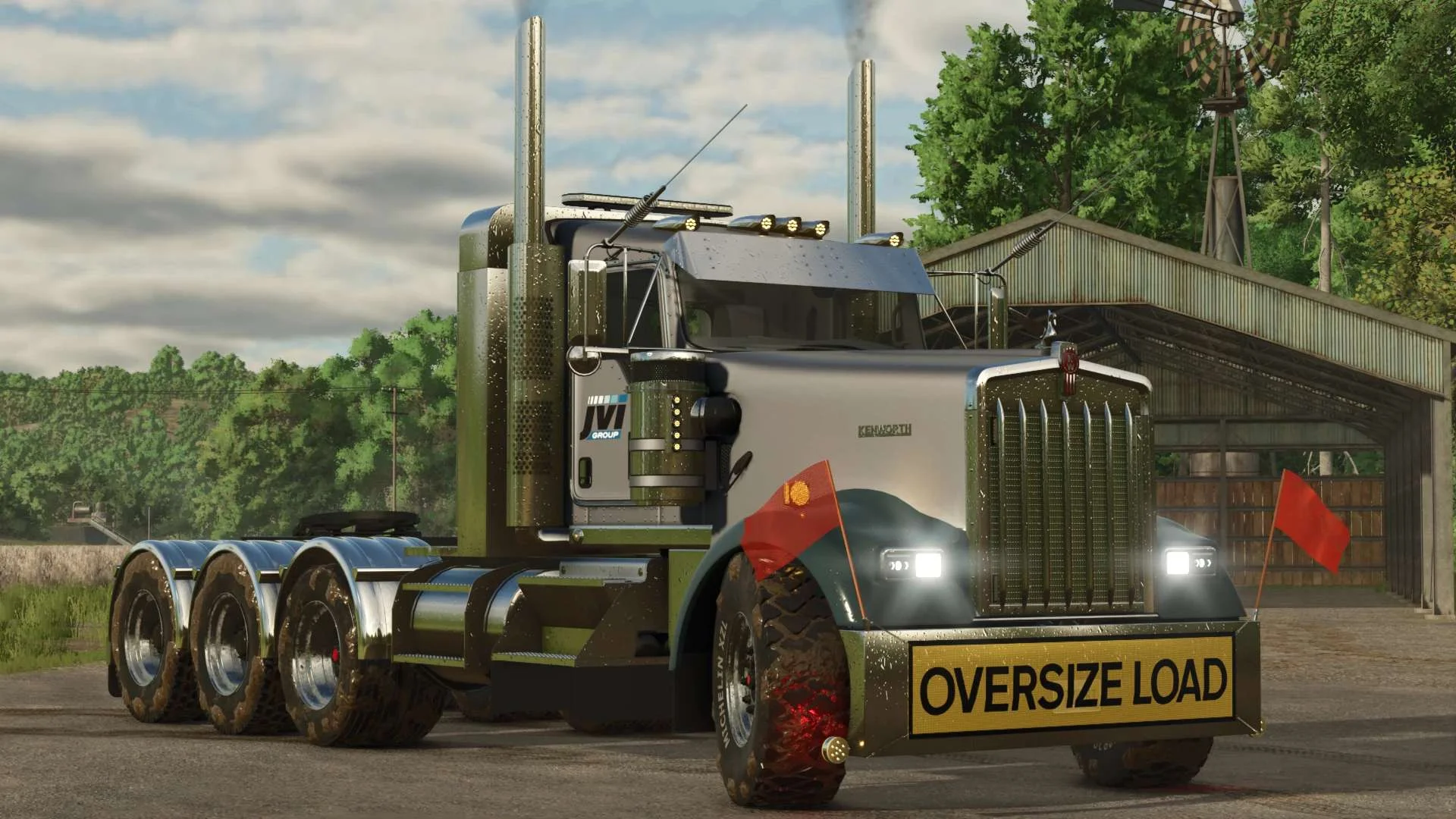 FS25 Kenworth W900L v1.5 Trucks Mod FS25 Mod Free Download