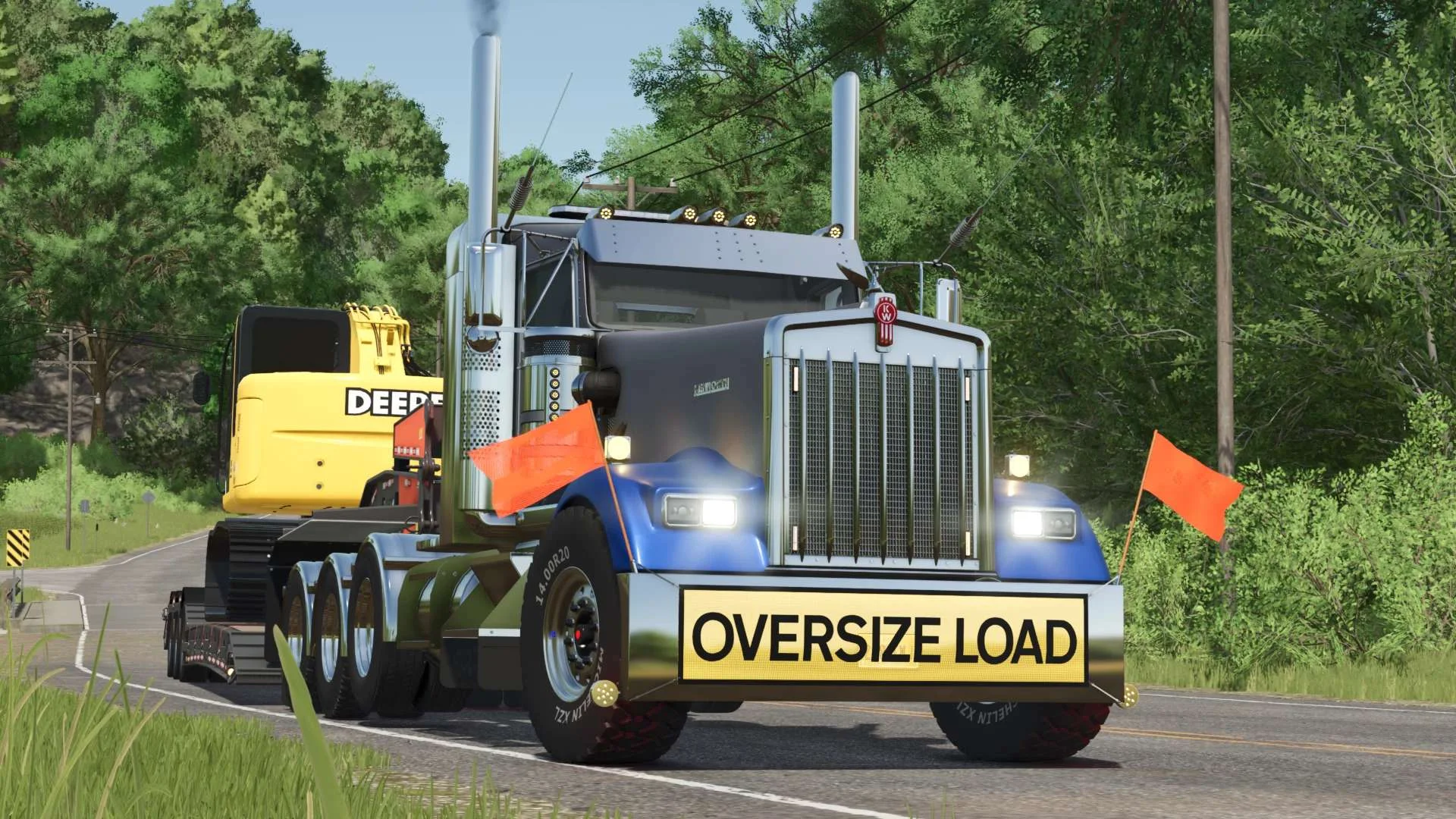 FS25 Kenworth W900L v1.6 Trucks Mod FS25 Mod Free Download
