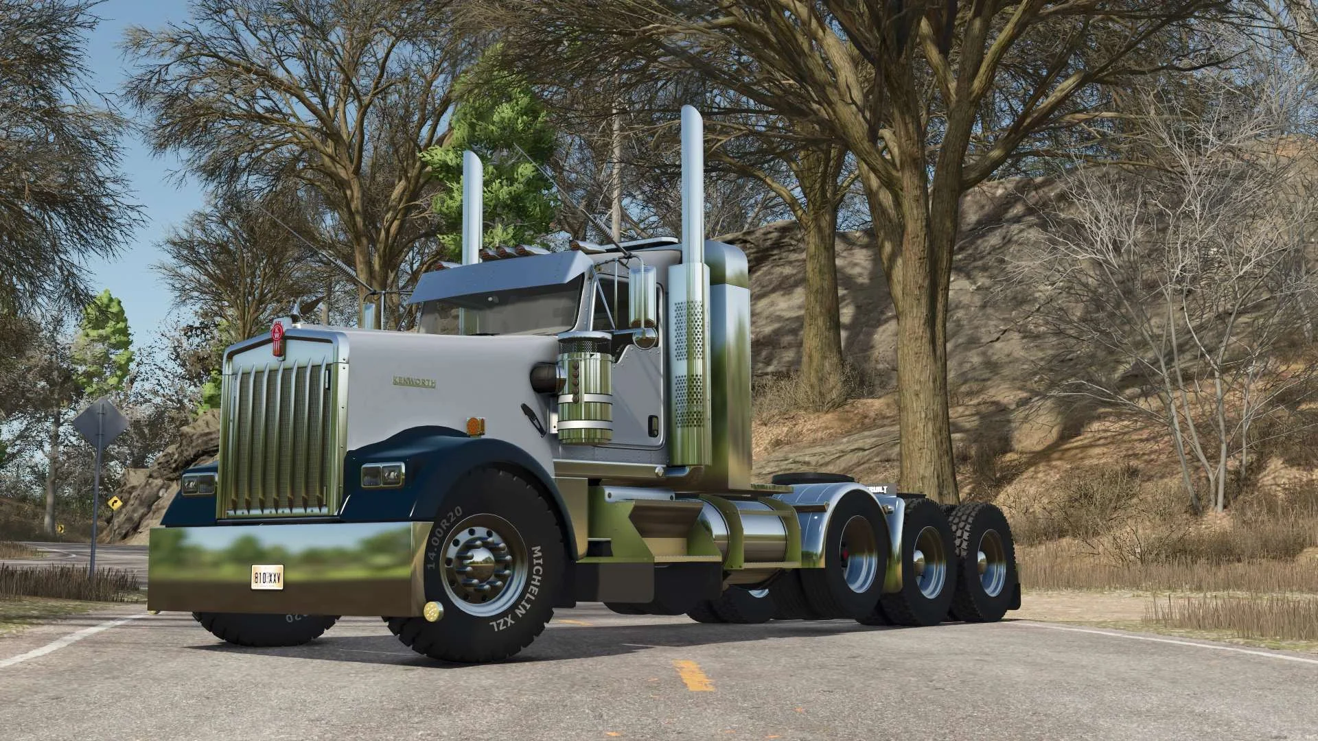 FS25 Kenworth W900L v1.7 Trucks Mod FS25 Mod Free Download