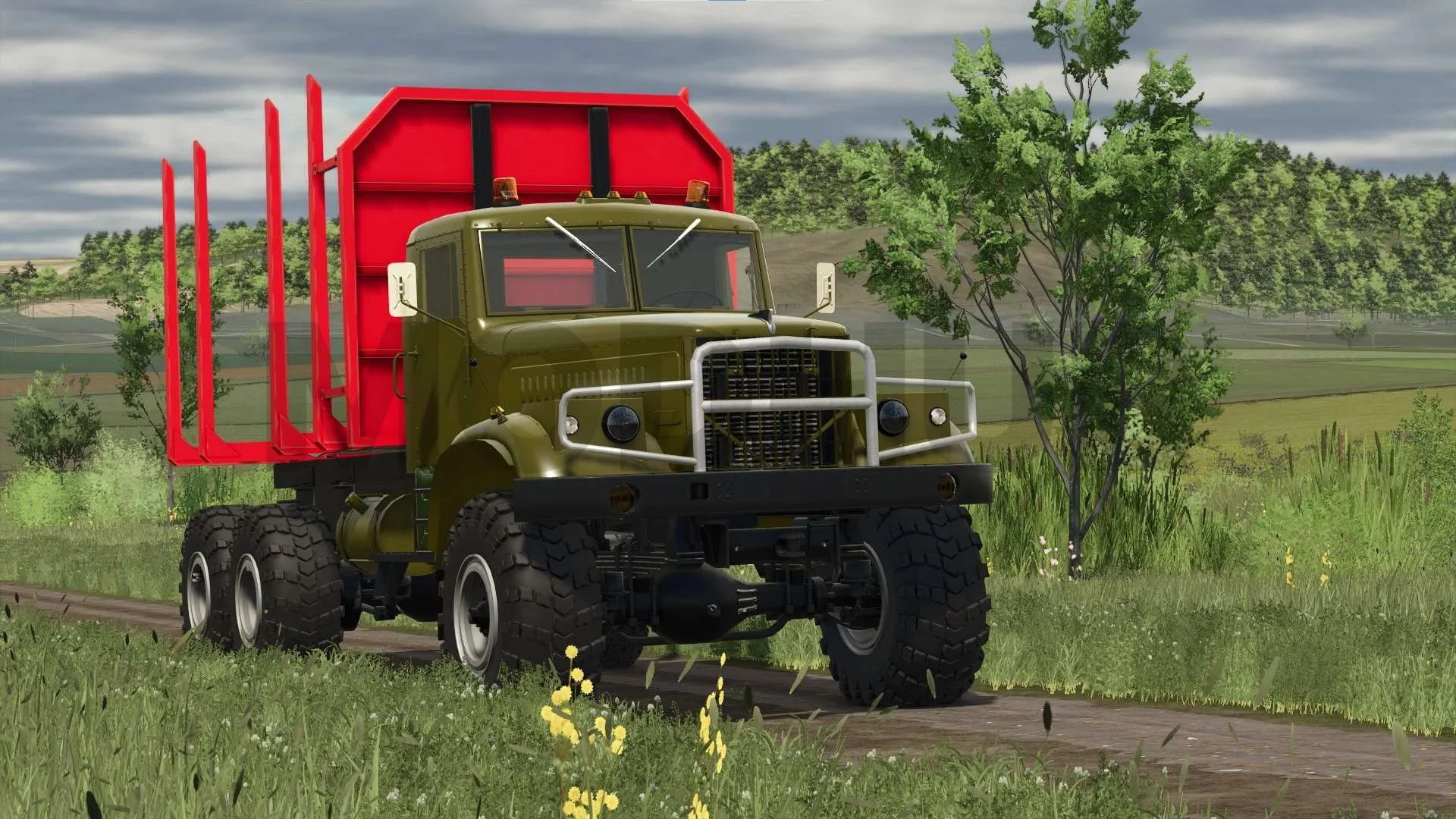 FS25 Kraz-255 v1.0.1.2 Trucks Mod FS25 Mod Free Download