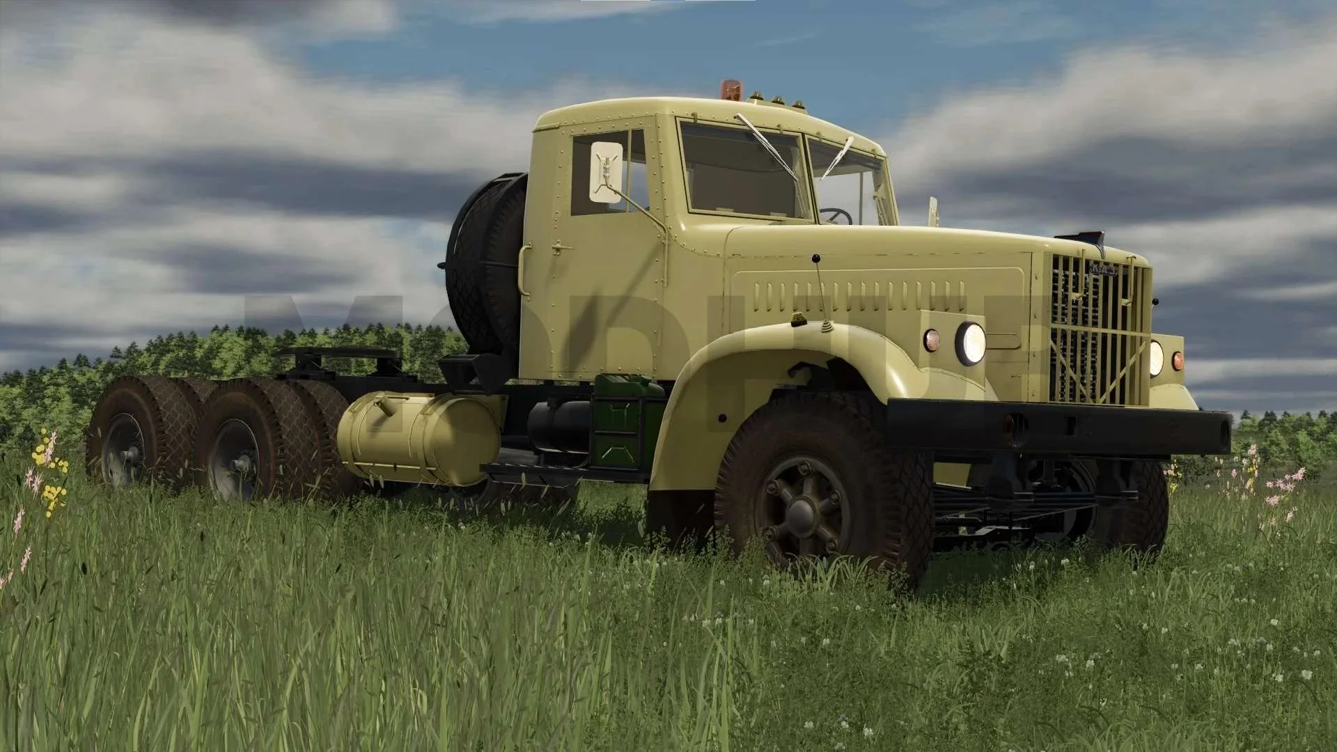 FS25 Kraz-255 v1.0.1.3 Trucks Mod FS25 Mod Free Download