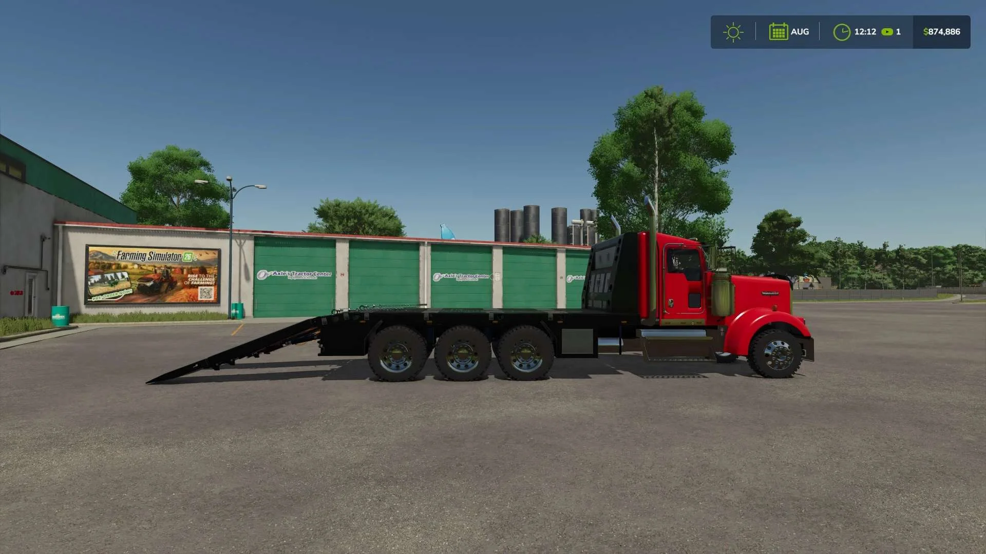 FS25 KW900 Flatbed v1.0 Trucks Mod FS25 Mod Free Download