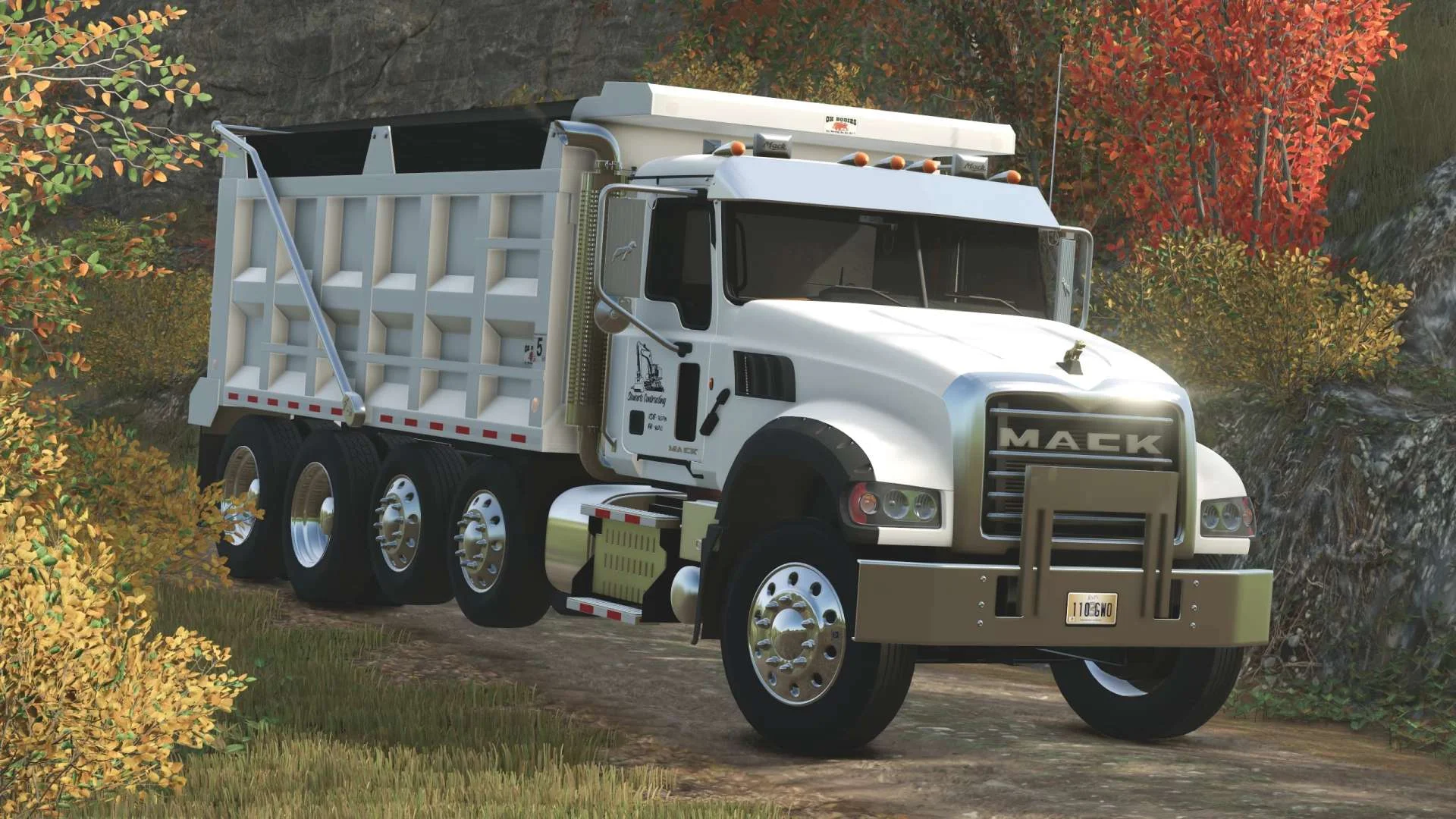 FS25 Mack Gu713 Granite v1.0 Trucks Mod FS25 Mod Free Download
