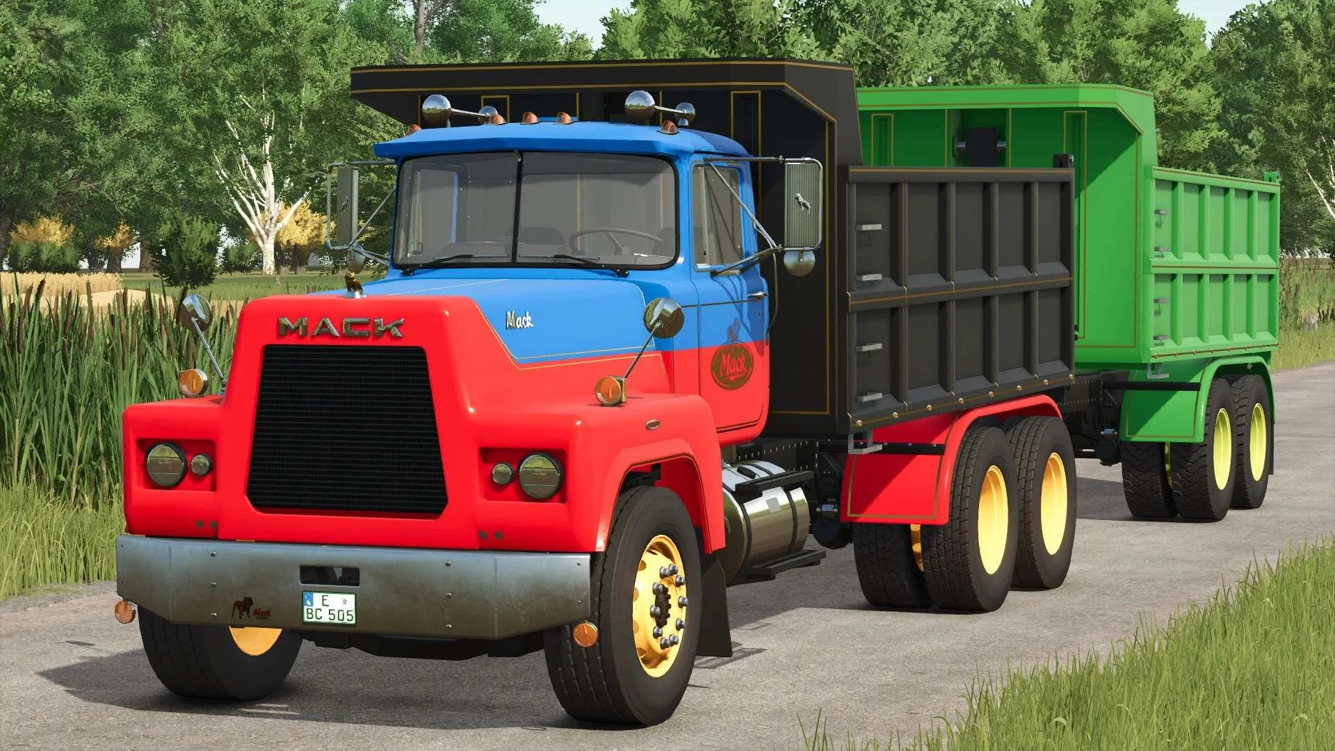 FS25 Mack RD 690 Truck & Trailer v1.0 Trucks Mod FS25 Mod Free Download