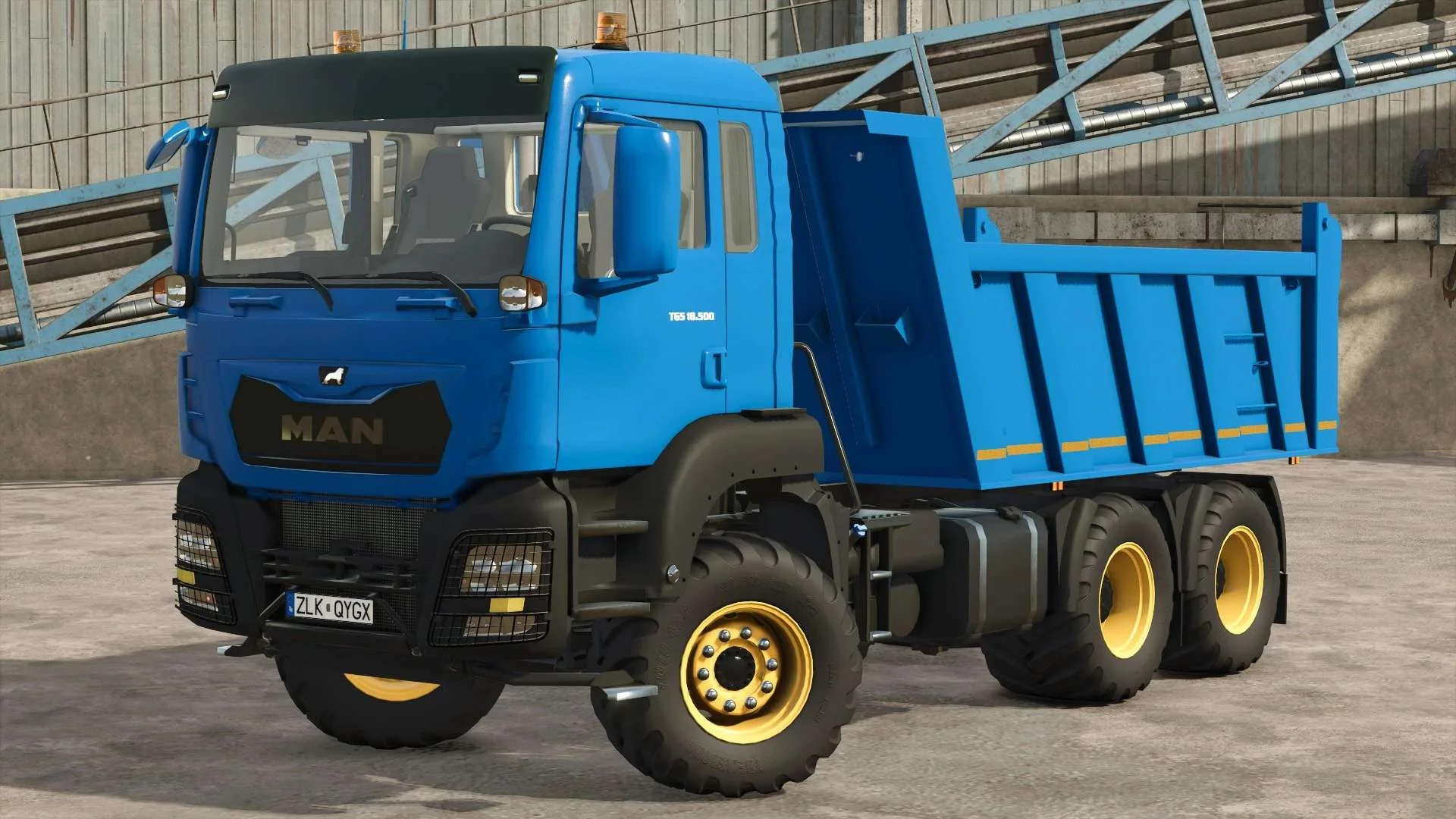 FS25 MAN TGS 18.500 Dump Truck v1.0 Trucks Mod FS25 Mod Free Download