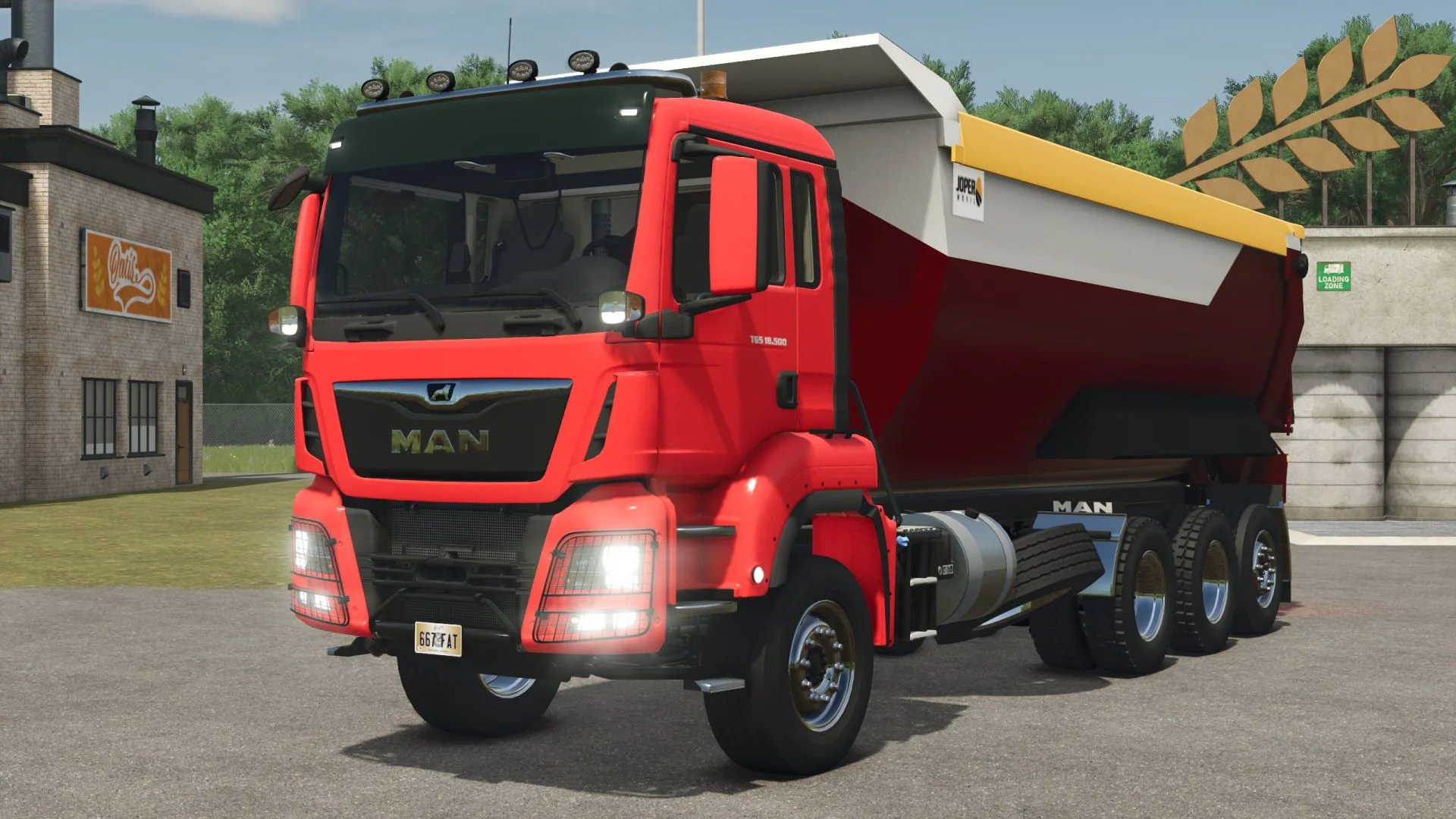 FS25 Man TGS 18.500 Dumper v1.0 Trucks Mod FS25 Mod Free Download