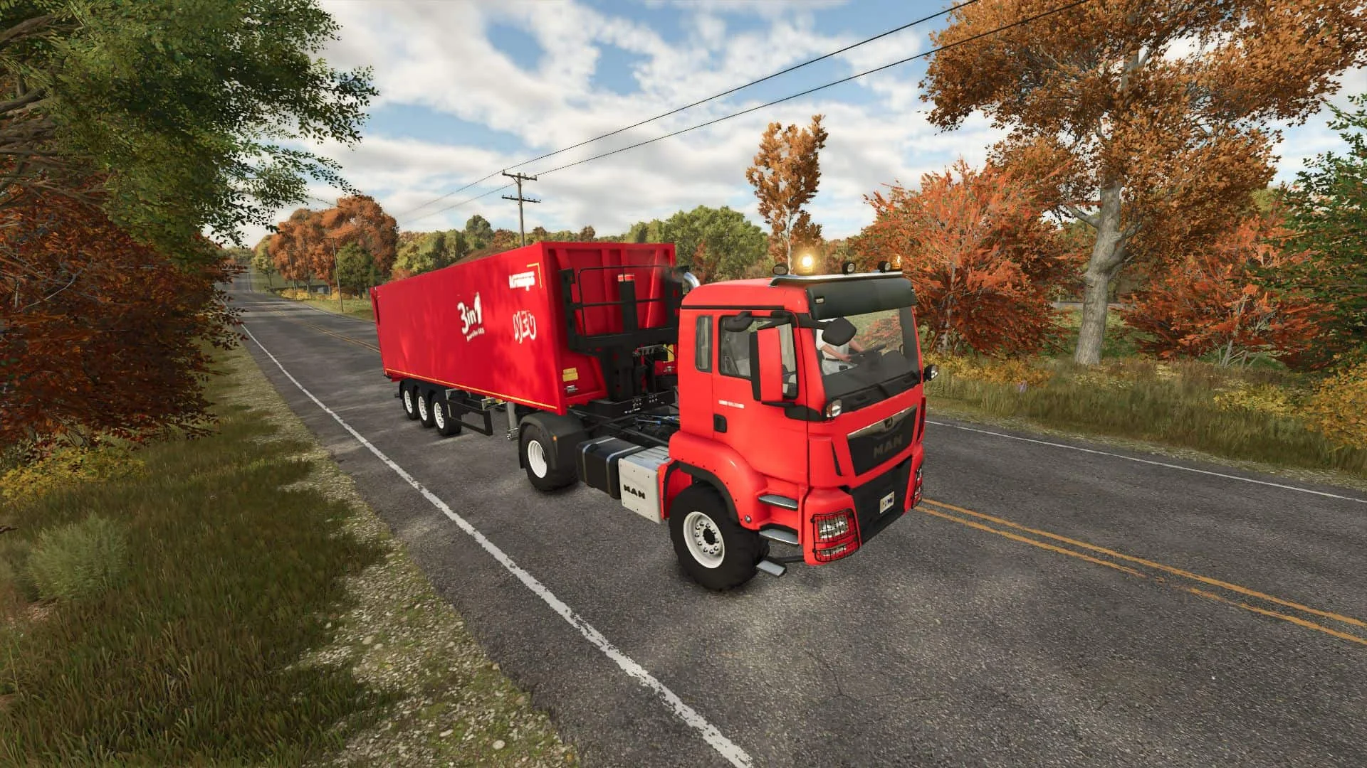 FS25 MAN TGS 18500 v1.0 Trucks Mod FS25 Mod Free Download