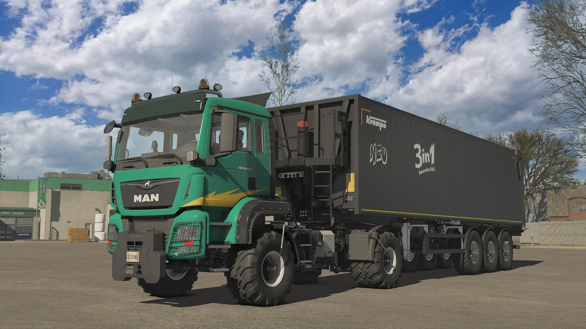 FS25 Man TGS AGRI V1.1 Trucks Mod FS25 Mod Free Download