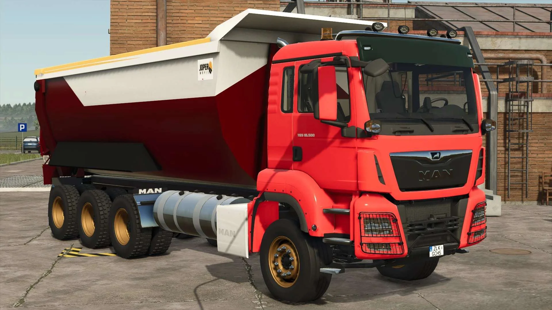 FS25 MAN TGS Dumper Truck v1.0 Trucks Mod FS25 Mod Free Download