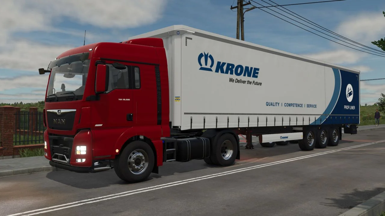 FS25 MAN TGX 18500 v1.0 Trucks Mod FS25 Mod Free Download