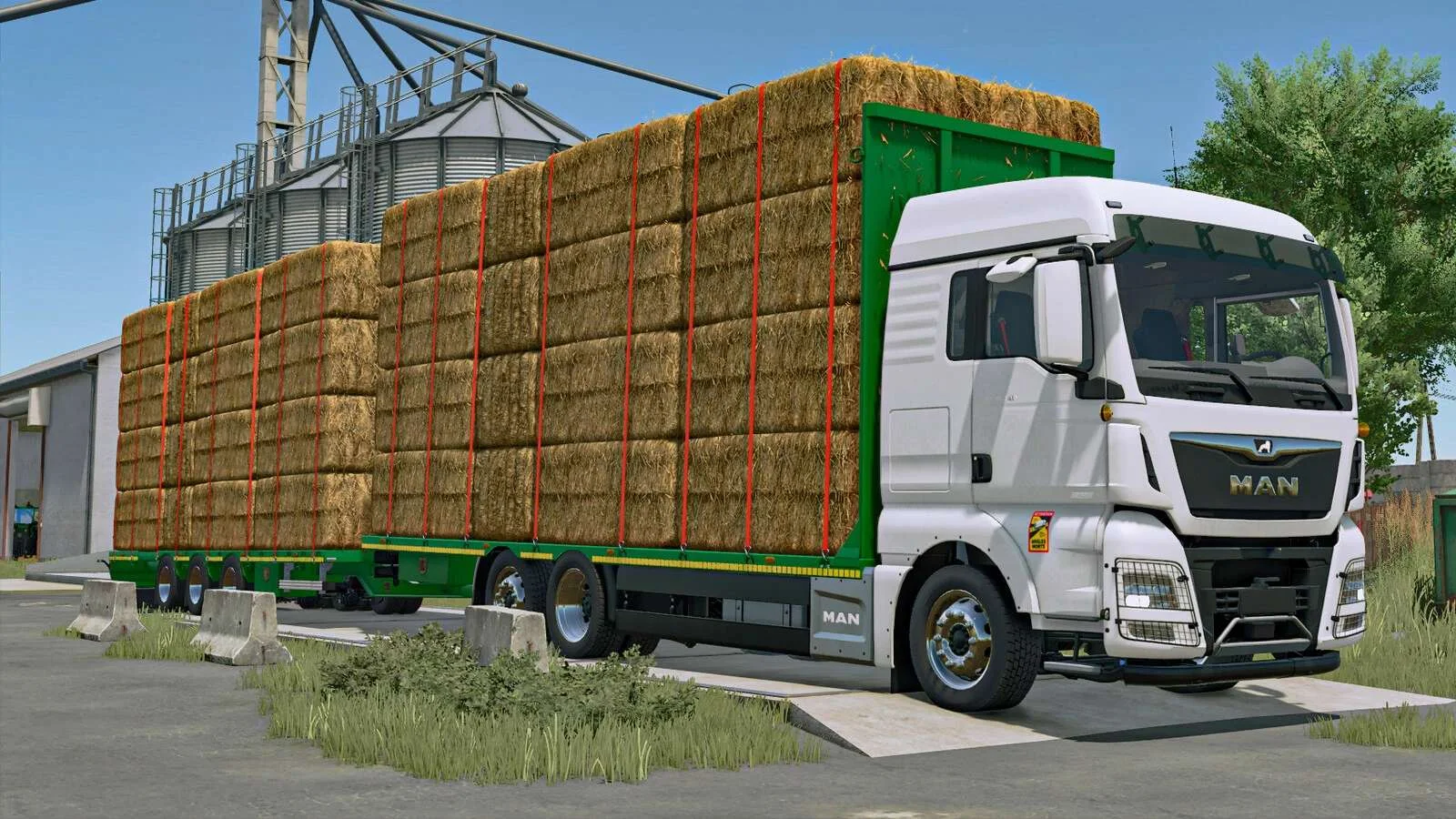 FS25 MAN TGX 6×2 Straw Bale v1.0.0.1 Trucks Mod FS25 Mod Free Download