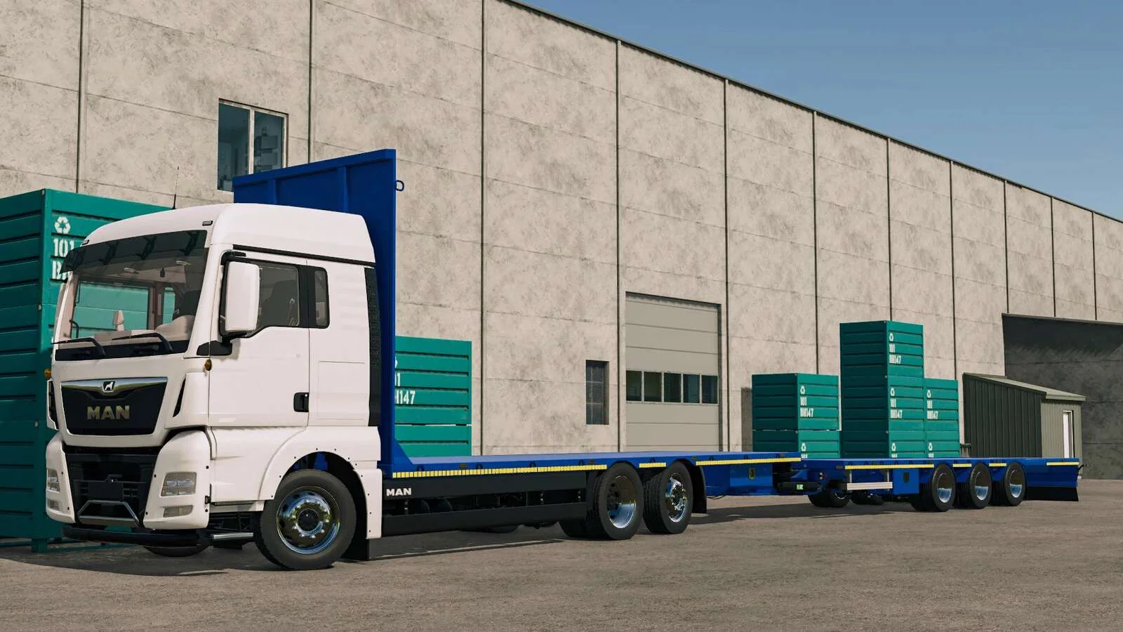 FS25 MAN TGX 6×2 Straw Bale v1.0 Trucks Mod FS25 Mod Free Download