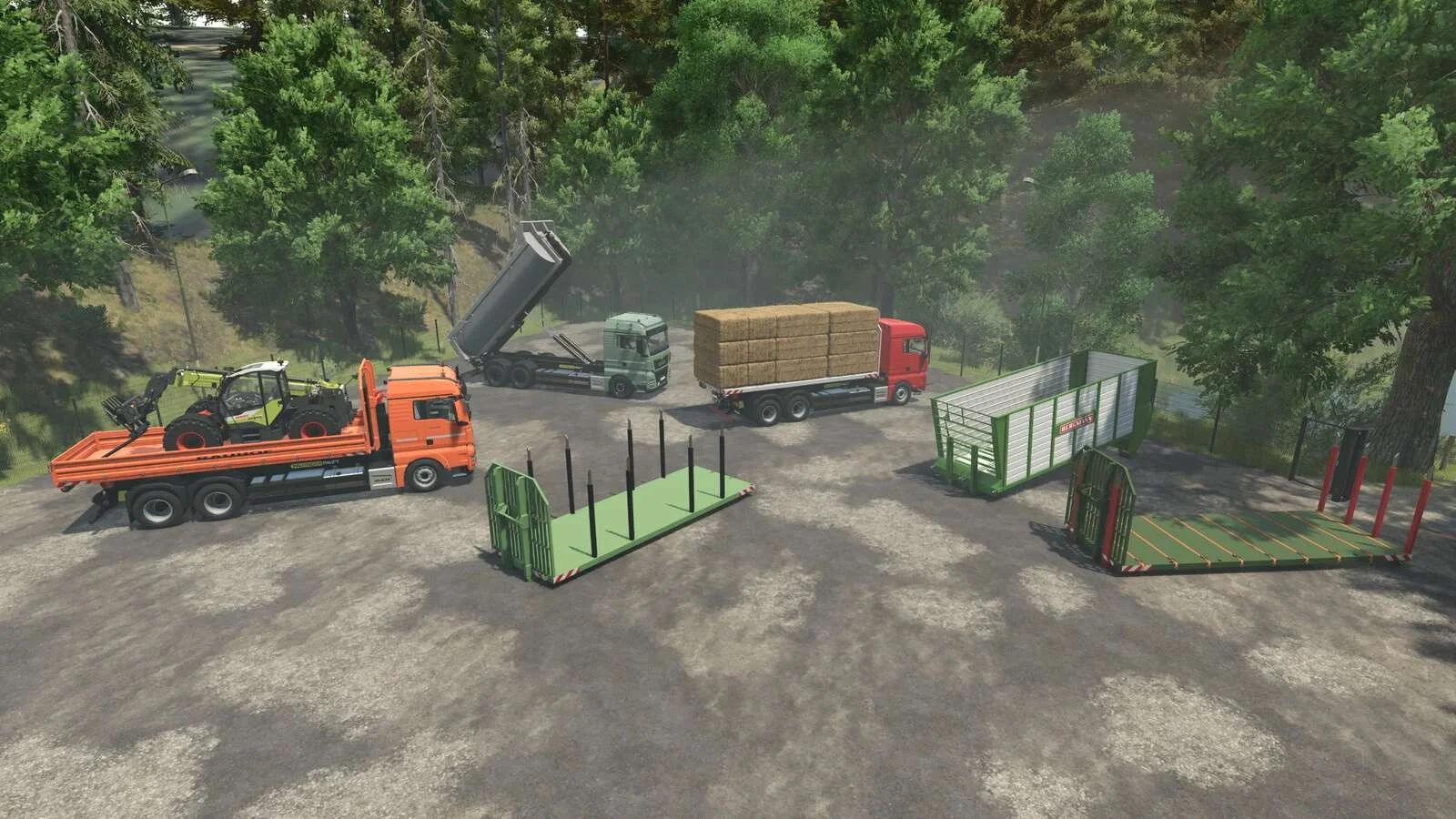 FS25 MAN TGX Hooklift v1.0 Trucks Mod FS25 Mod Free Download