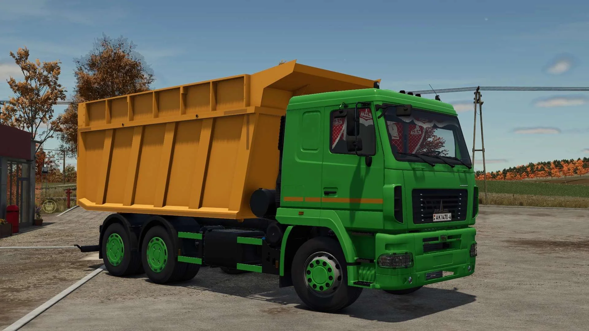 FS25 MAZ-6501 20m3 V1.1.2 Trucks Mod FS25 Mod Free Download