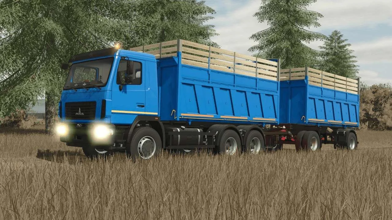 FS25 MAZ-6501B9 (grain carrier) v1.0 Trucks Mod FS25 Mod Free Download