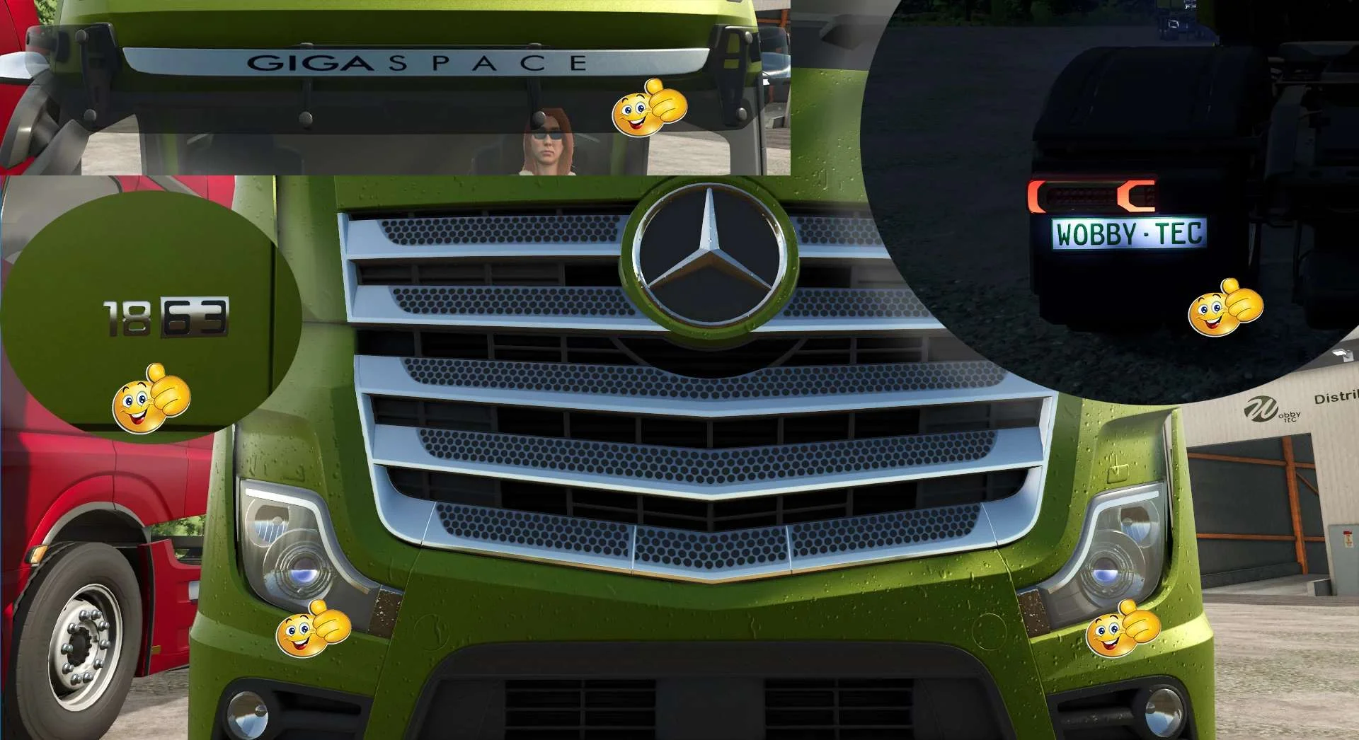 FS25 Mercedes Actros 2020 v1.0.0.1 Trucks Mod FS25 Mod Free Download