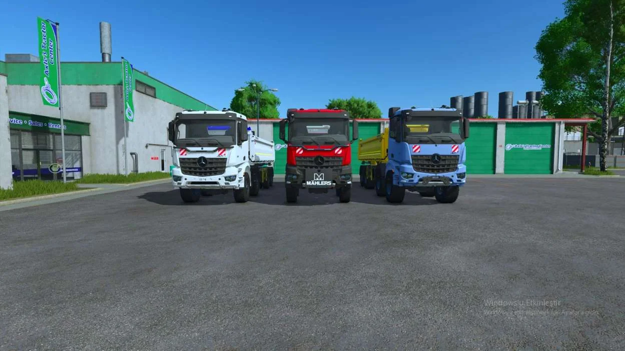 FS25 Mercedes Arocs 8×8 v1.0 Trucks Mod FS25 Mod Free Download