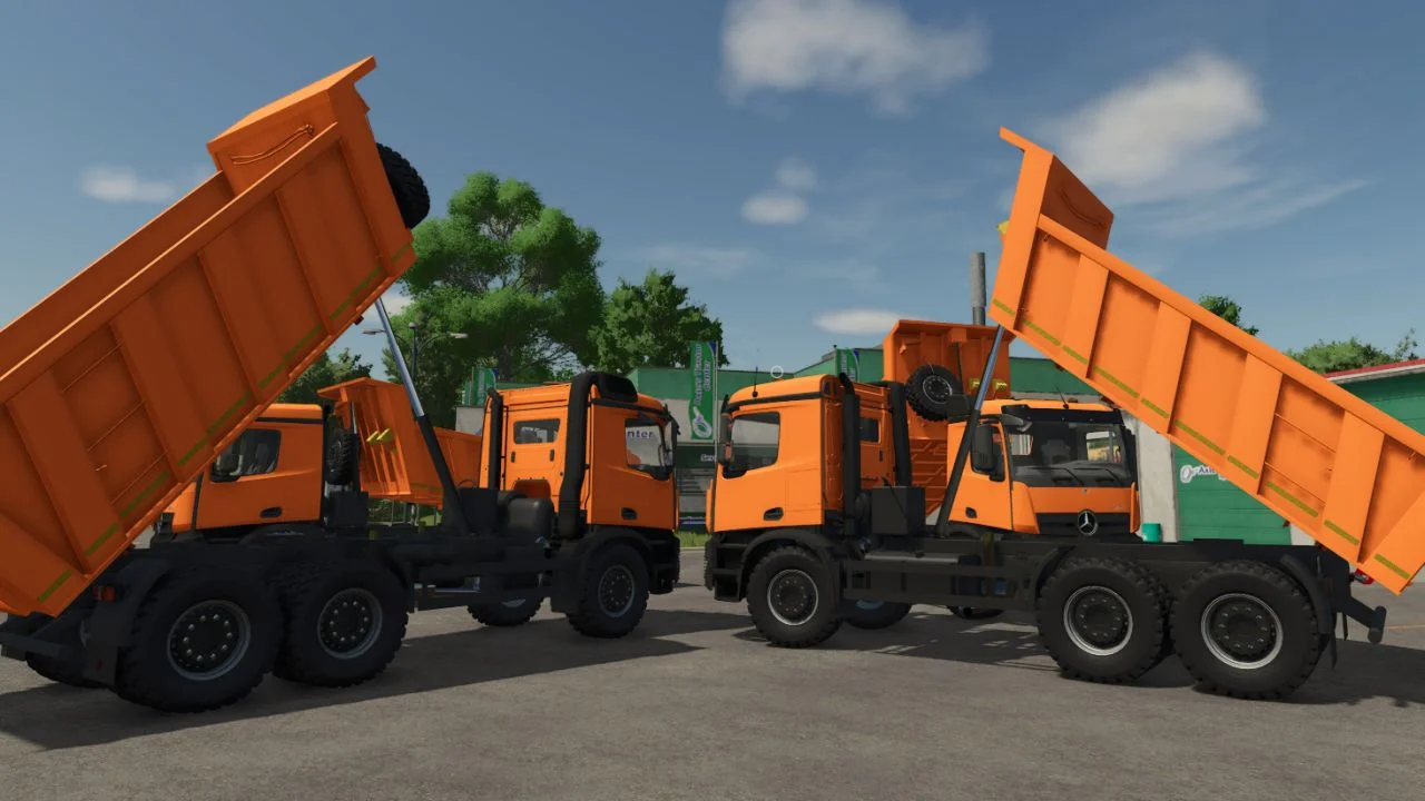 FS25 Mercedes Arocs V1.2 Trucks Mod FS25 Mod Free Download