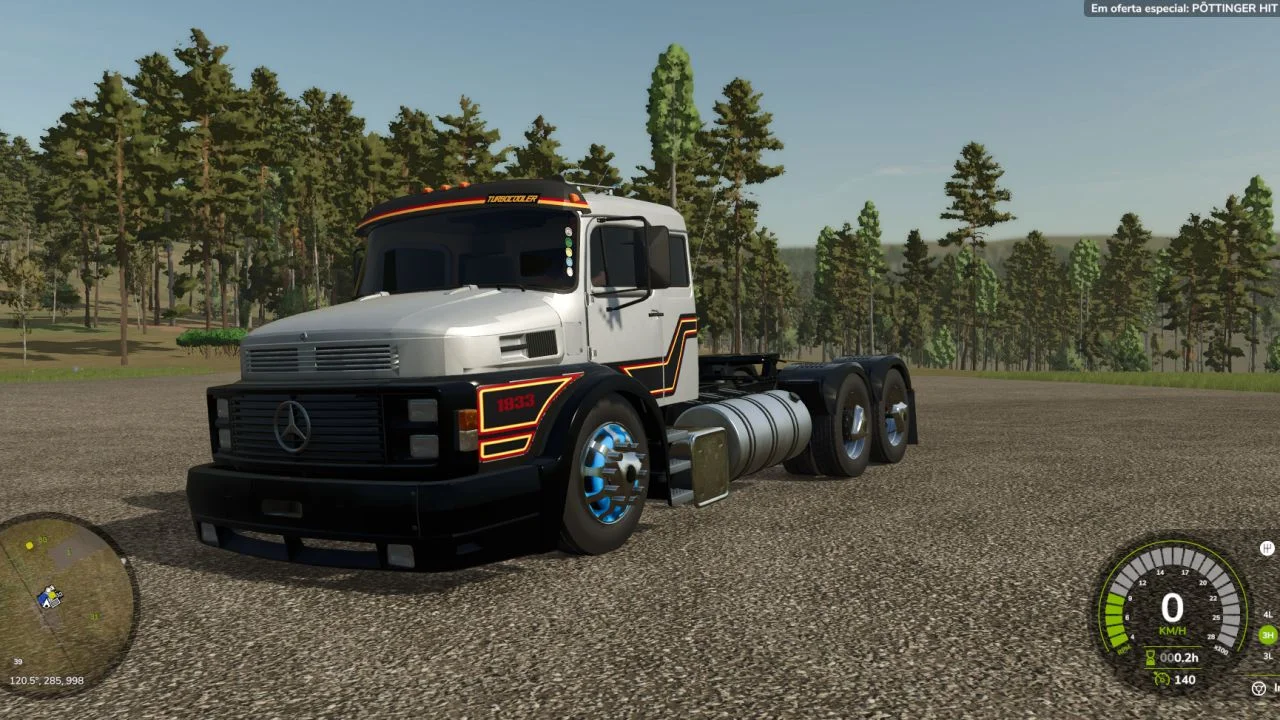 FS25 Mercedes Benz 1933 Terezona BETA 2 v1.0 Trucks Mod FS25 Mod Free Download
