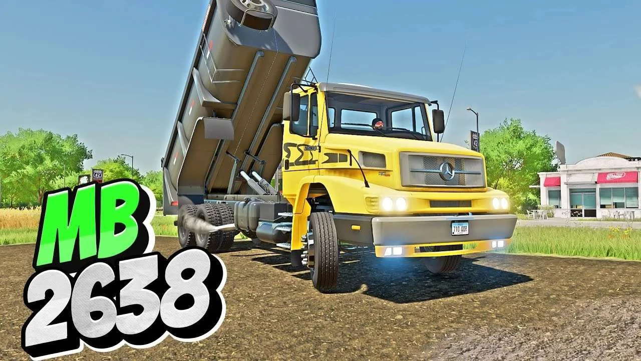 FS25 MERCEDES-BENZ 2638 V1.0 Trucks Mod FS25 Mod Free Download