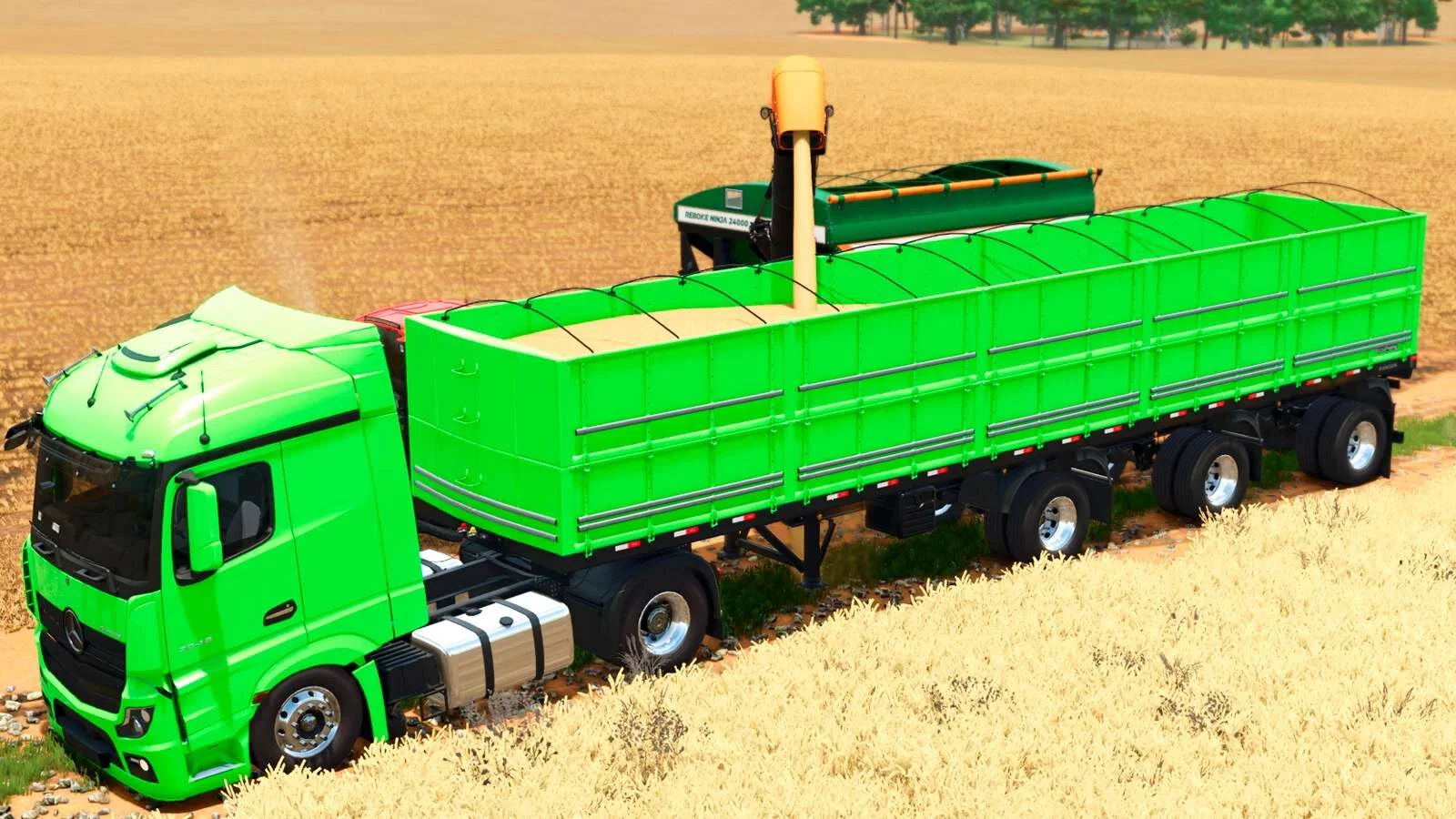 FS25 Mercedes-Benz Actros 20 Series South-America v1.0 Trucks Mod FS25 Mod Free Download