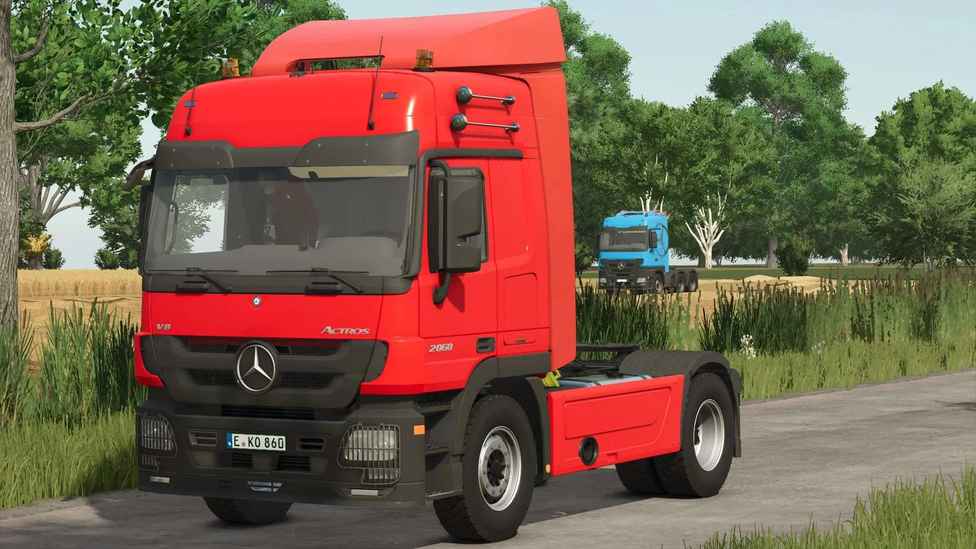 FS25 Mercedes Benz Actros MP3 v1.0 Trucks Mod FS25 Mod Free Download