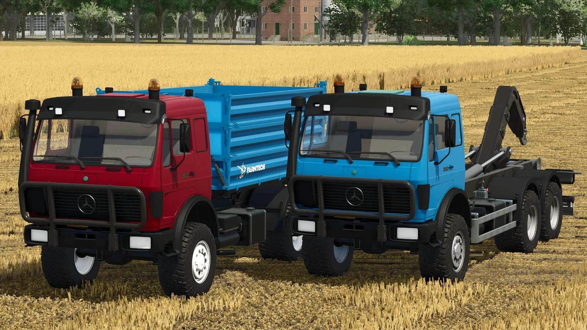 FS25 Mercedes Benz Agrar & IT Runner Trucks v1.0 FS25 Mod Free Download