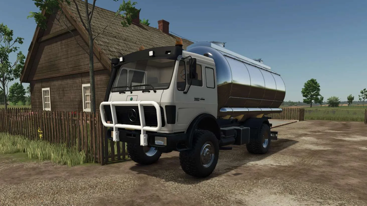 FS25 Mercedes-Benz Agrar Truck Tanker v1.0 Trucks Mod FS25 Mod Free Download