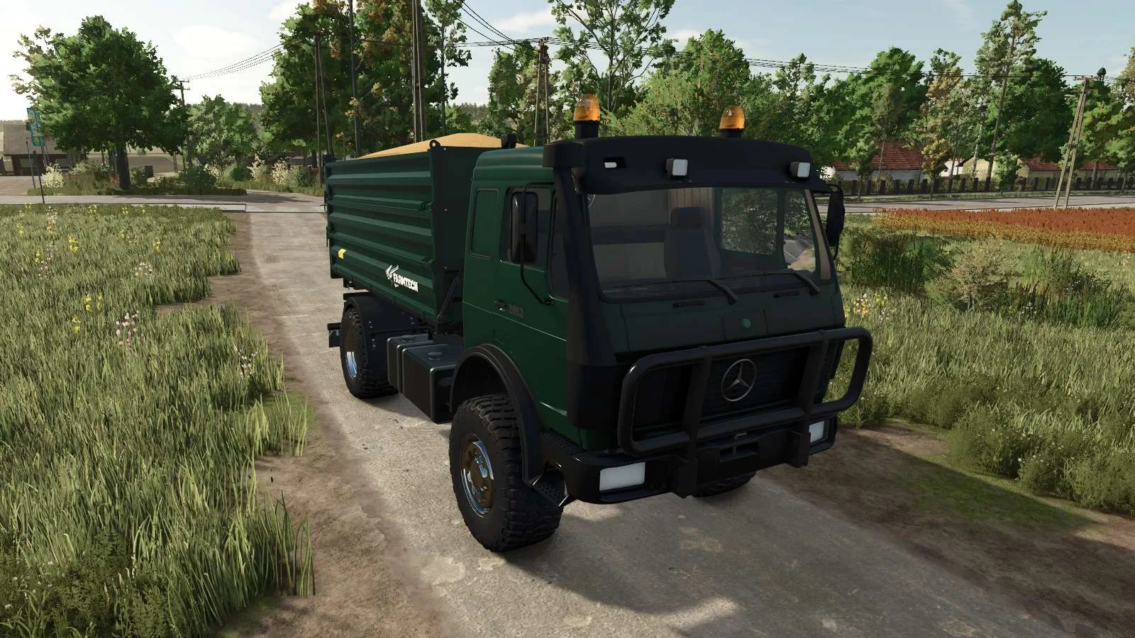FS25 Mercedes-Benz Agrar Trucks Pack v1.0 FS25 Mod Free Download