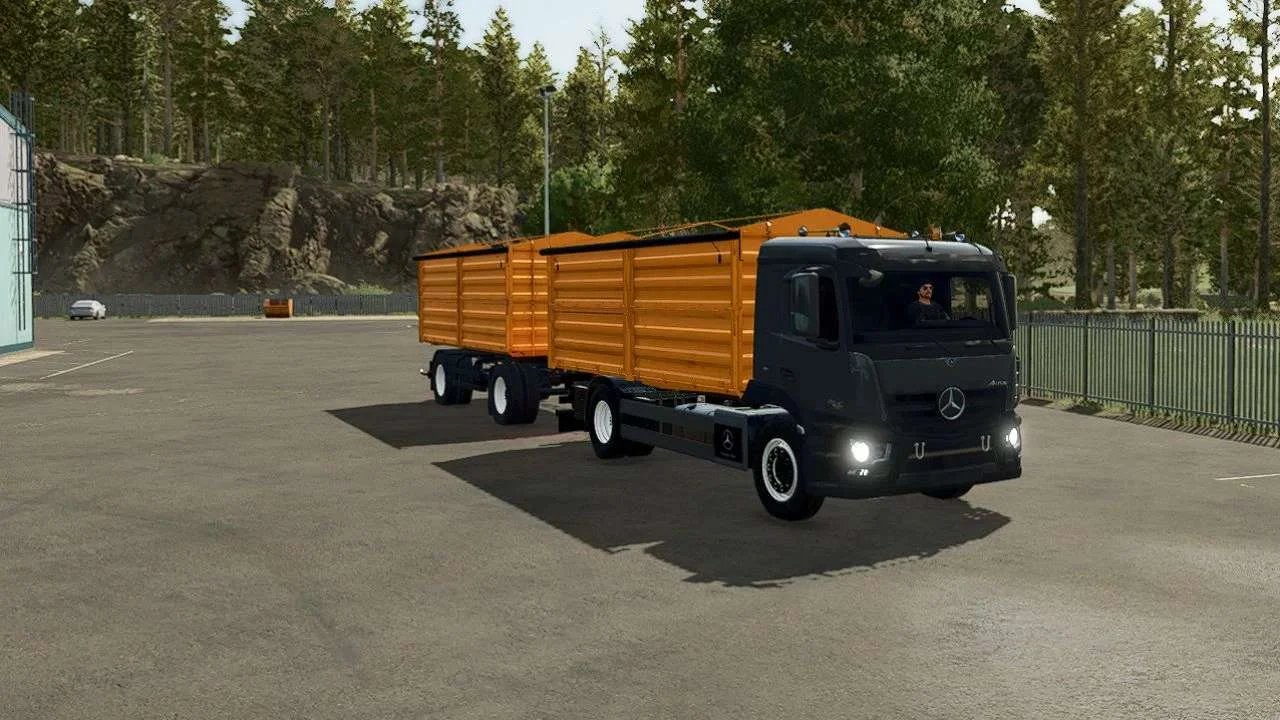 FS25 Mercedes Benz Antos Grain 4×2 v1.0 Trucks Mod FS25 Mod Free Download